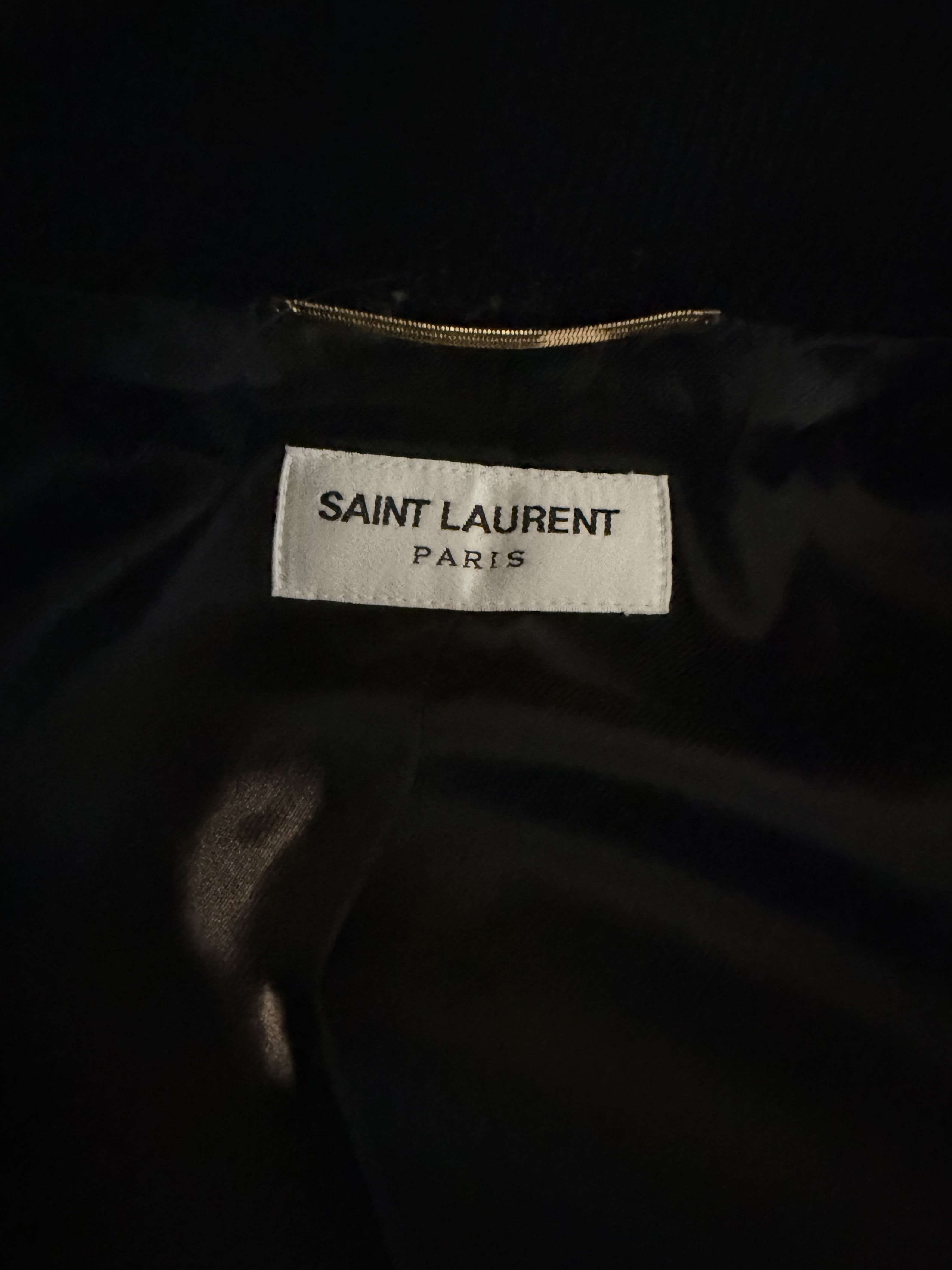Saint Laurent Paris Teddy Bomber Varsity Jacket Size US XS / EU 42 / 0 - 4 Thumbnail