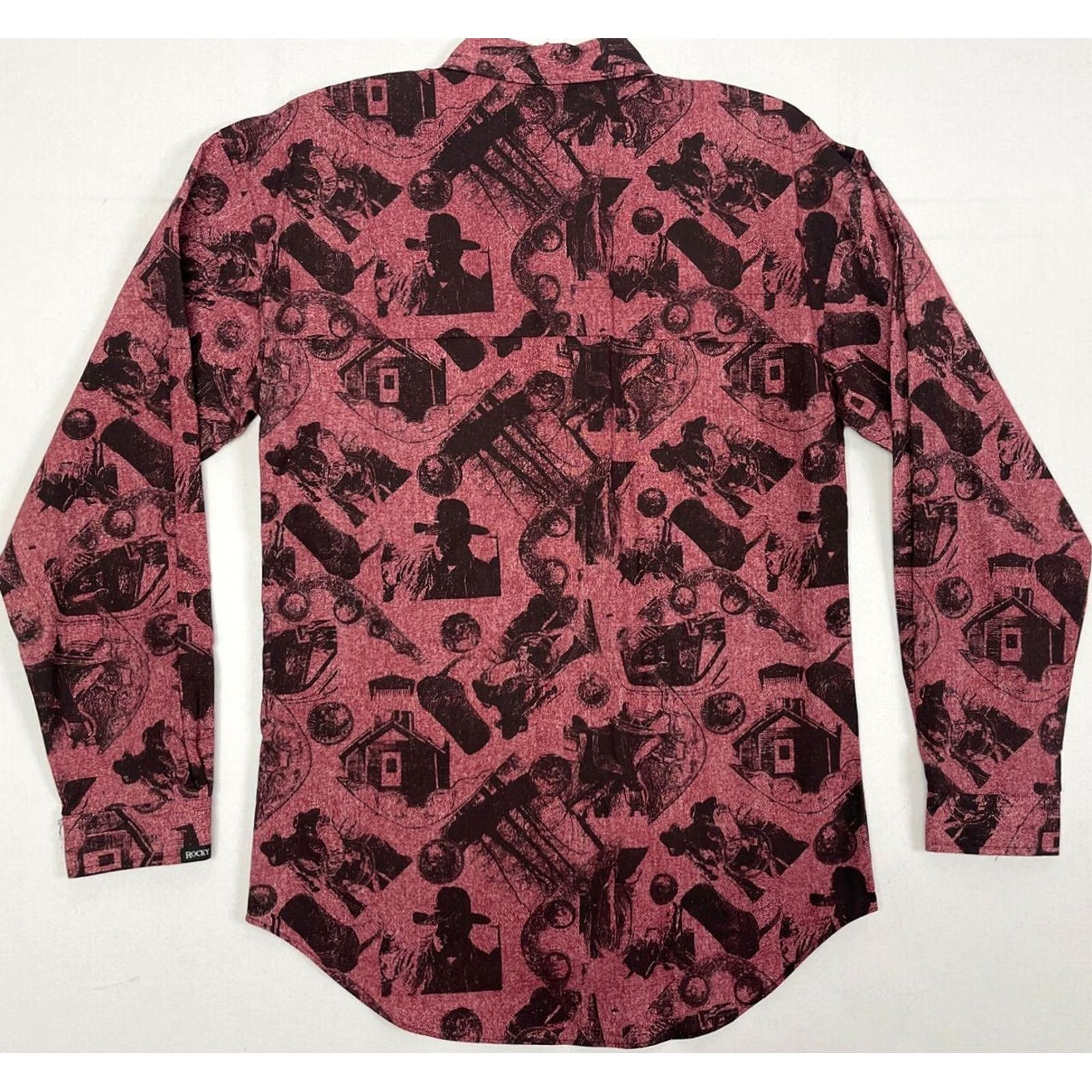 Vintage VINTAGE Rocky Mountain Button-Up Western Shirt S Red Cowboys 80s NOS Mens Size S Size US S / EU 44-46 / 1 - 2 Thumbnail