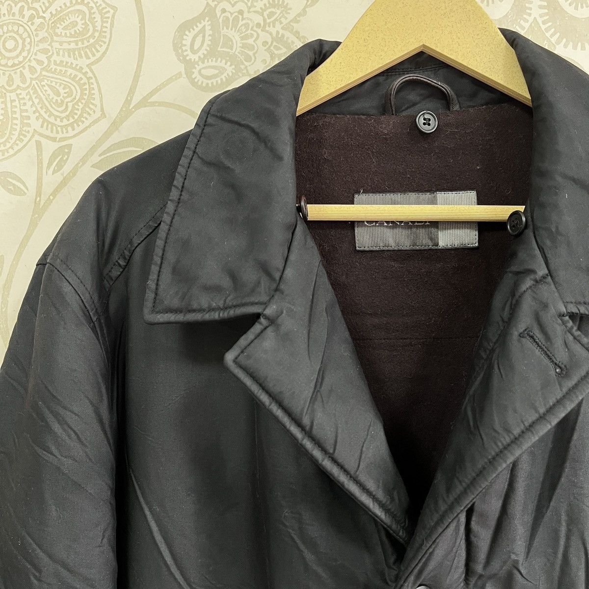 Canali Canali Double Layer Wax Jacket Made In Italy Size US L / EU 52-54 / 3 - 5 Thumbnail