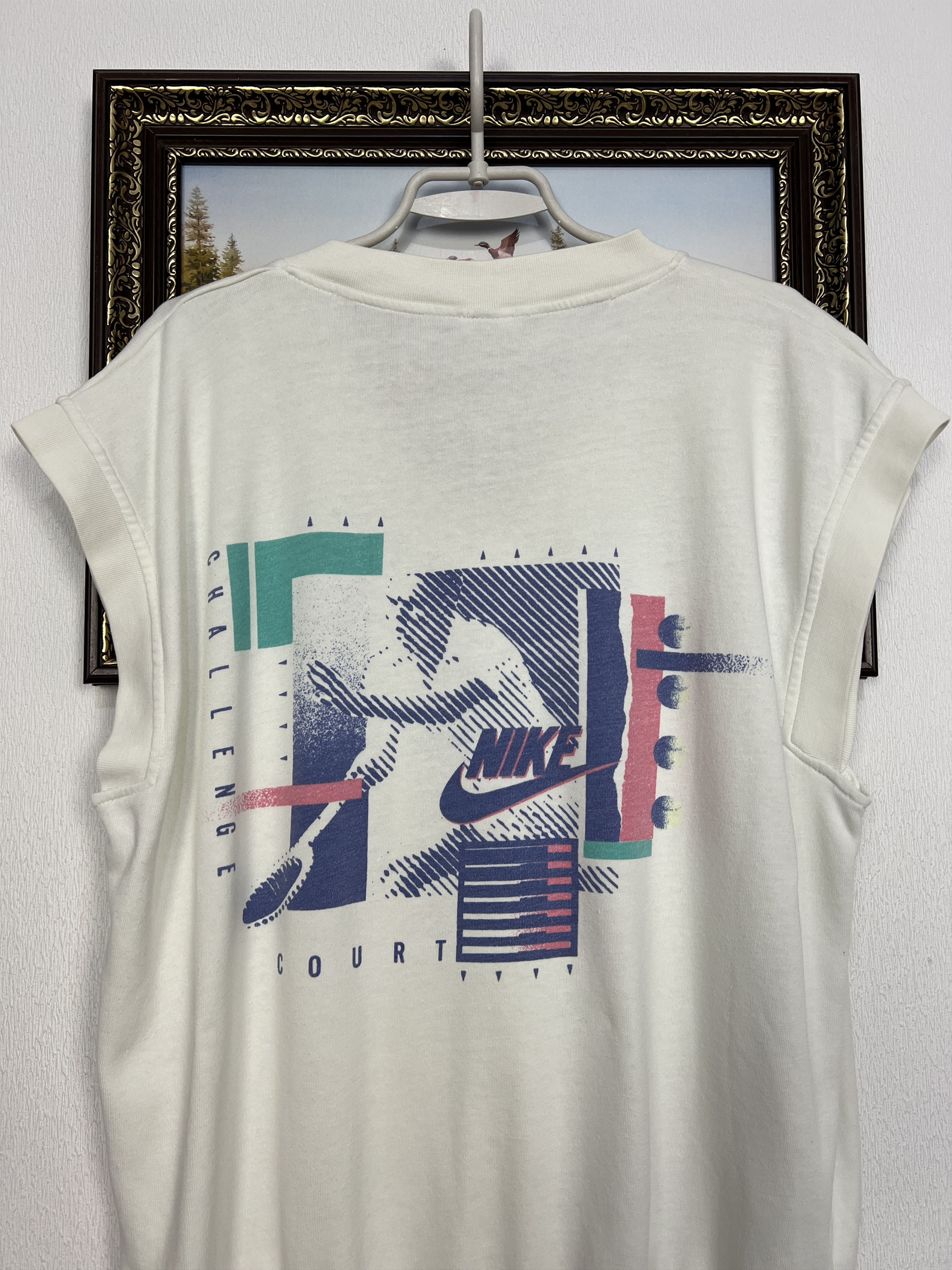 Nike Vintage 90's Andre Agassi Tennis Vest Gilet Jacket TRack Top Size US L / EU 52-54 / 3 - 2 Thumbnail