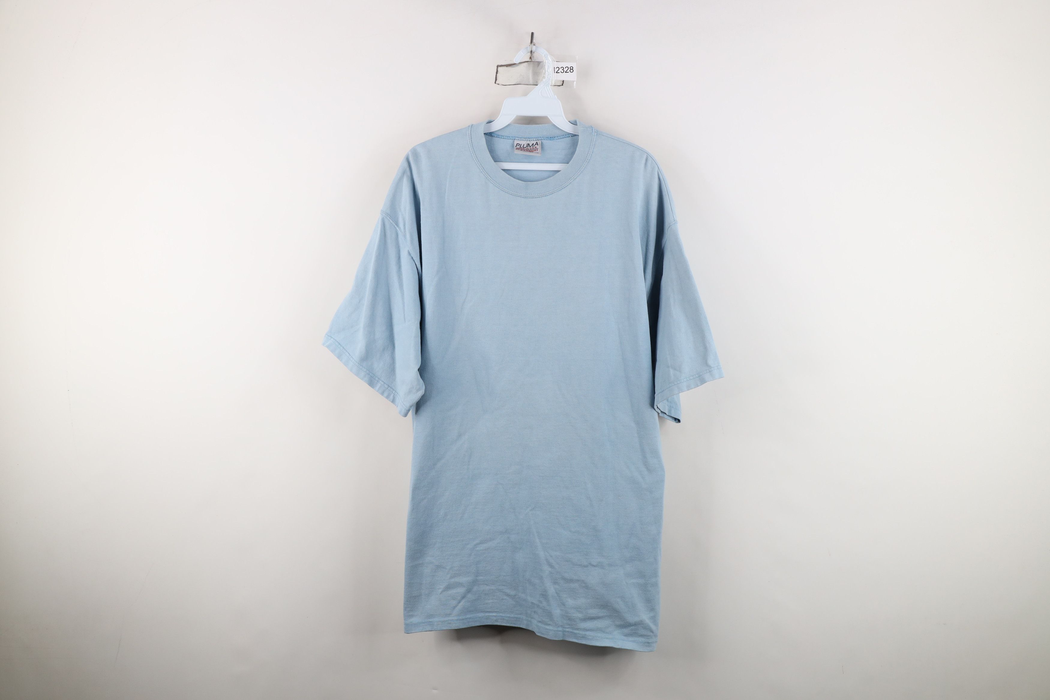 Vintage Vintage 90s Streetwear Heavy T-Shirt Carolina Blue USA Size US L / EU 52-54 / 3 - 1 Thumbnail