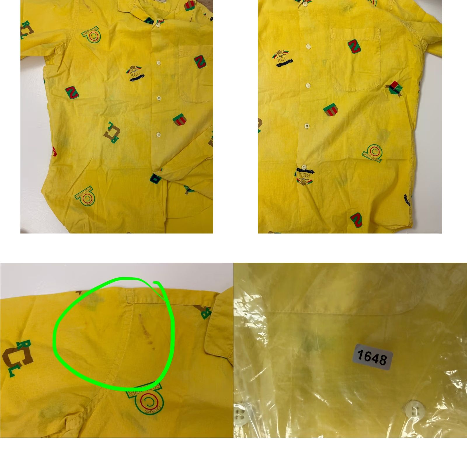Chaps VINTAGE Chaps Ralph Lauren Shirt Men Large Camp Collar Yacht Crest Logo Surf Shirt Size US L / EU 52-54 / 3 - 9 Thumbnail