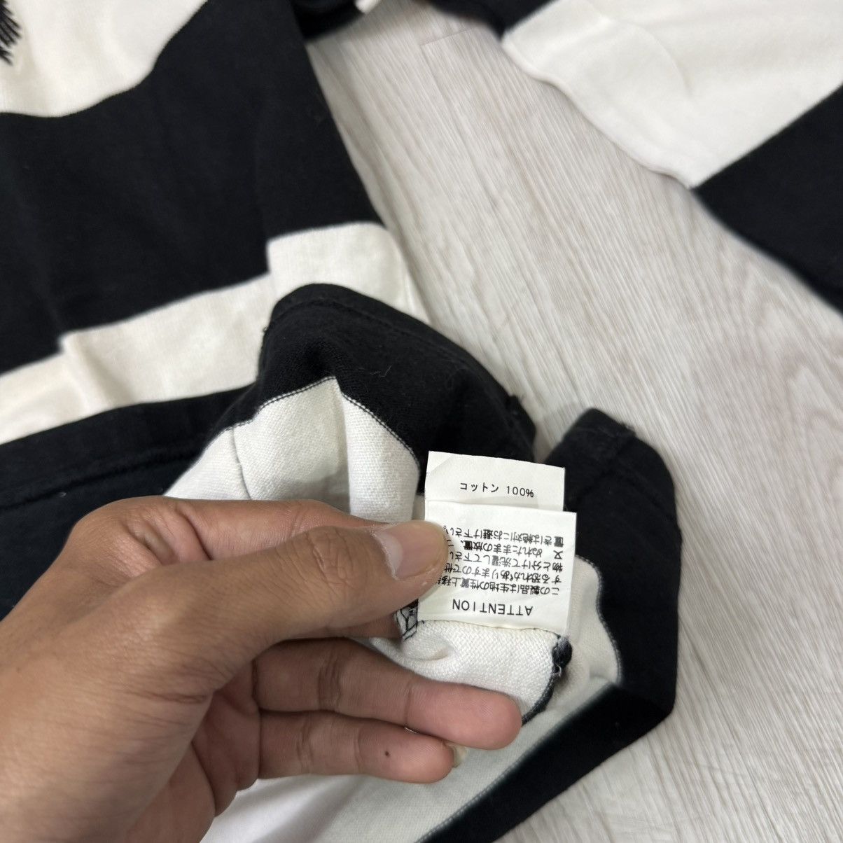 Japanese Brand Graphix supply eagle japan rugby poloshirt stripe Size US L / EU 52-54 / 3 - 8 Thumbnail