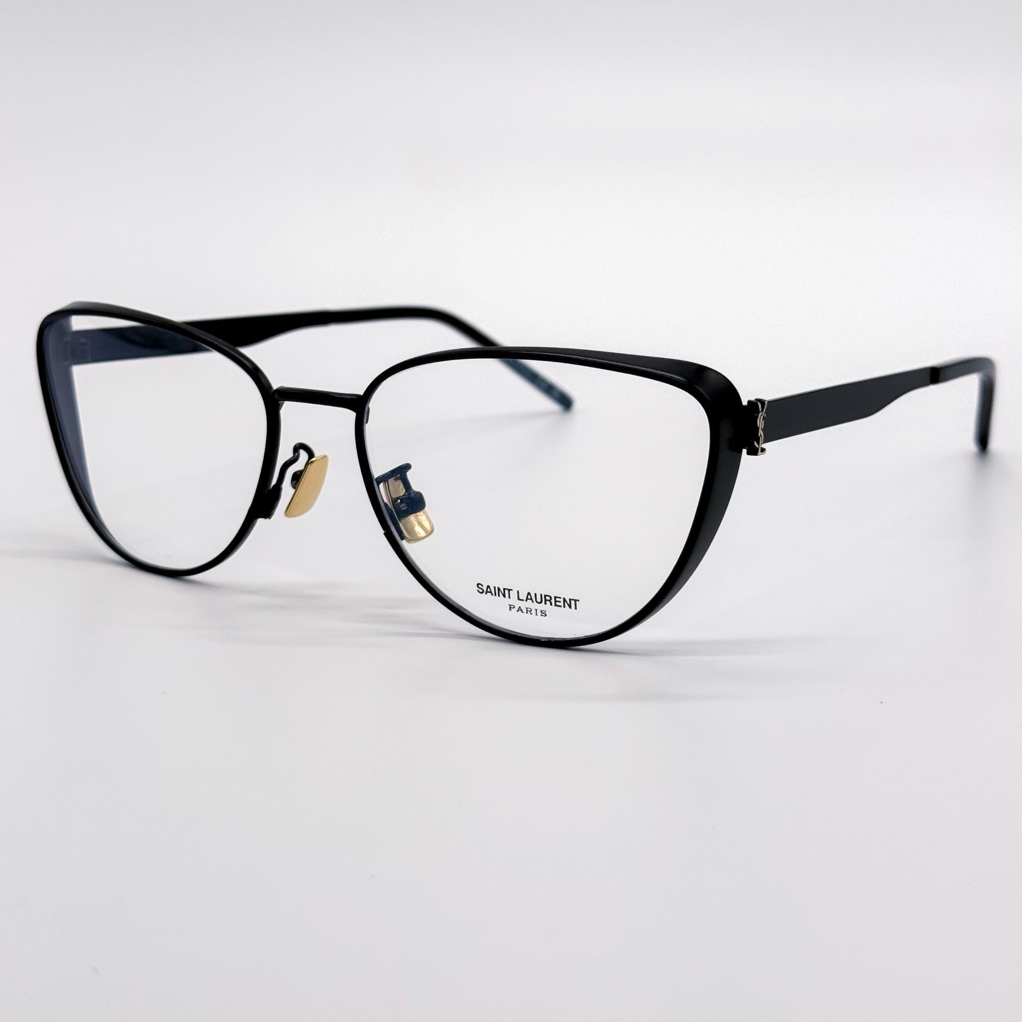 Saint Laurent Paris NEW SAINT LAURENT EYEGLASSES SLM92 003 WOMEN CAT EYE BLACK E Size ONE SIZE - 2 Thumbnail