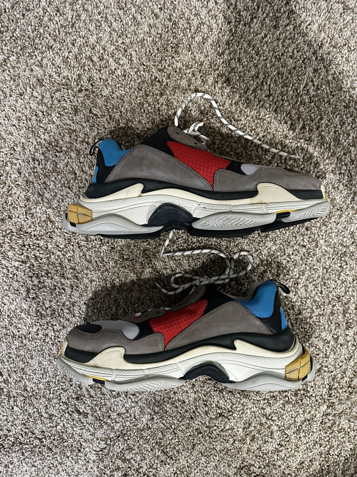 Balenciaga TRIPLE S SPLIT COLOR BALENCIAGA Size US 13 / EU 46 - 3 Thumbnail
