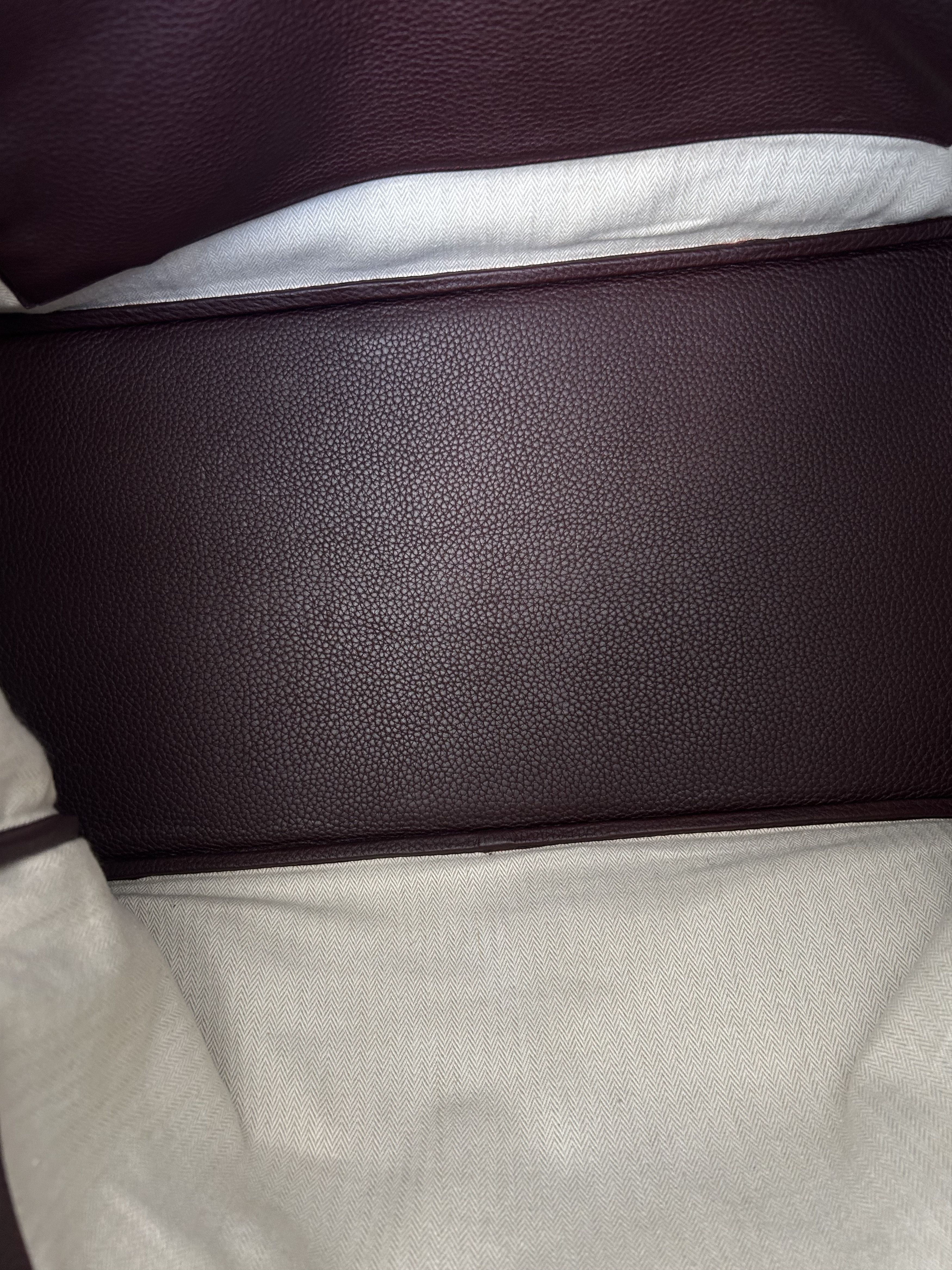 Hermes Hermes Ebene Togo & Palladium Hardware Birkin 50 Size ONE SIZE - 6 Thumbnail
