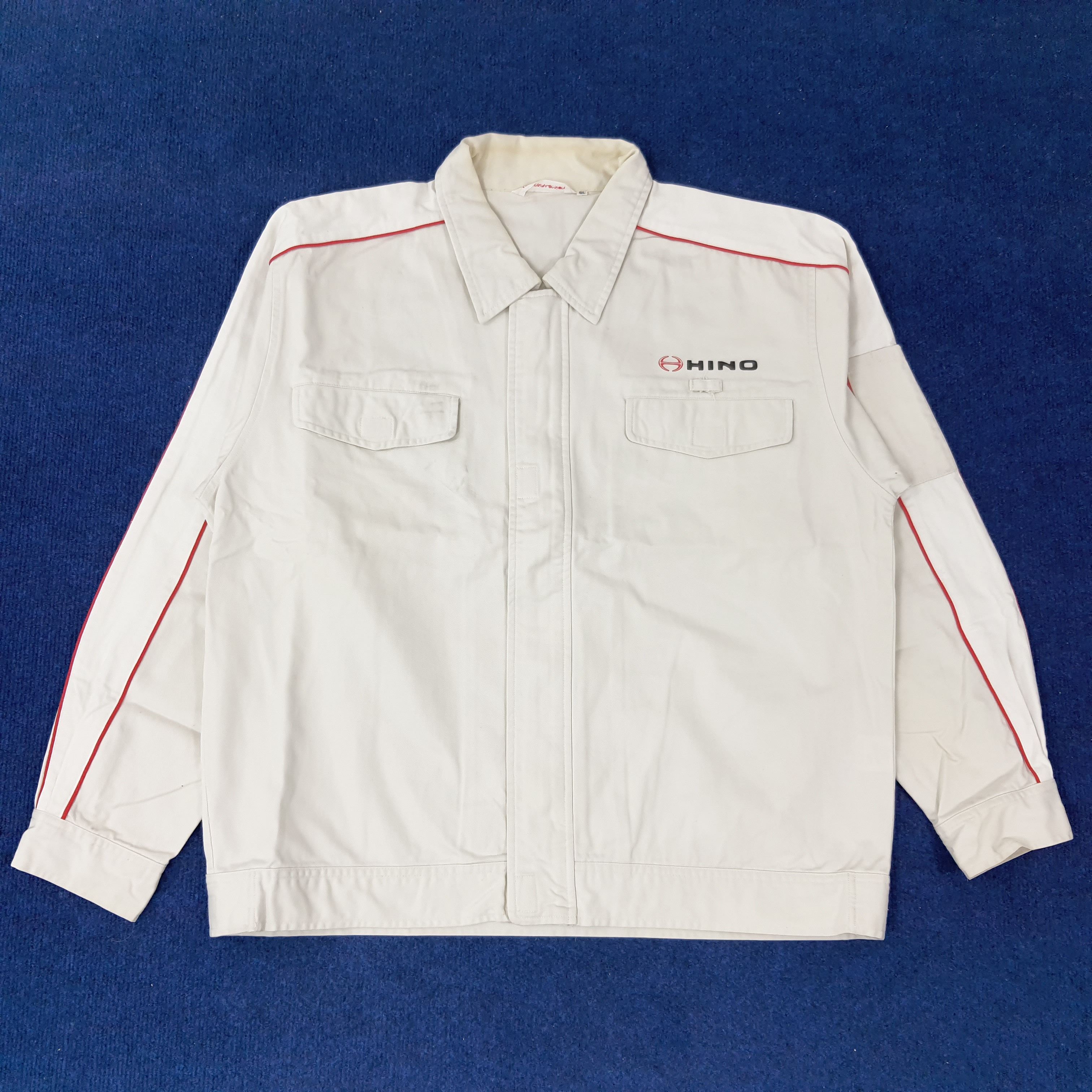 Japanese Brand × Vintage Vintage HINO Motors Japanese Brand Work Jacket C221N18 Size US L / EU 52-54 / 3 - 1 Thumbnail