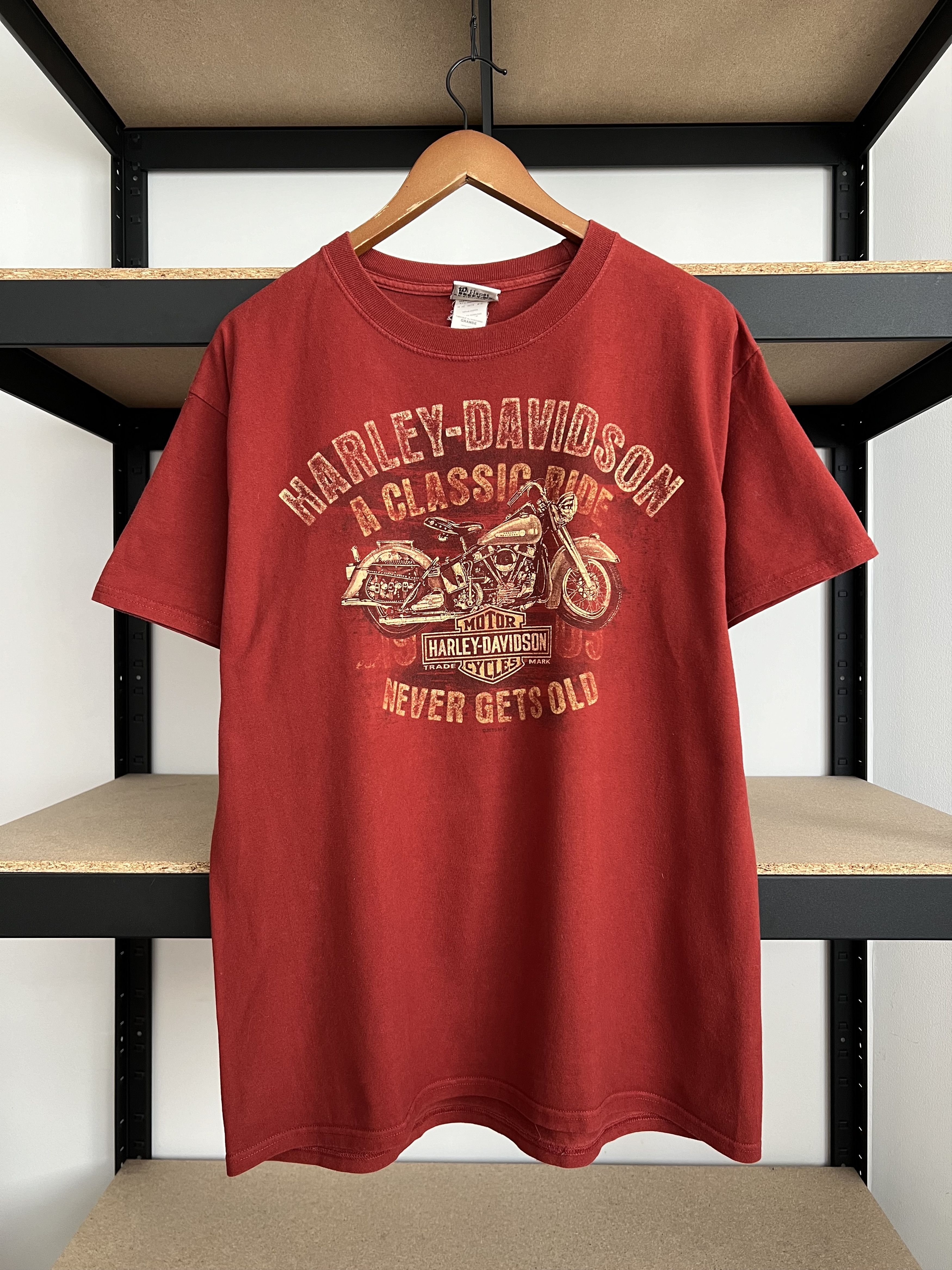 Harley Davidson Vintage 2015 Harley Davidson Center of Alsace France T-shirt Size US L / EU 52-54 / 3 - 1 Thumbnail