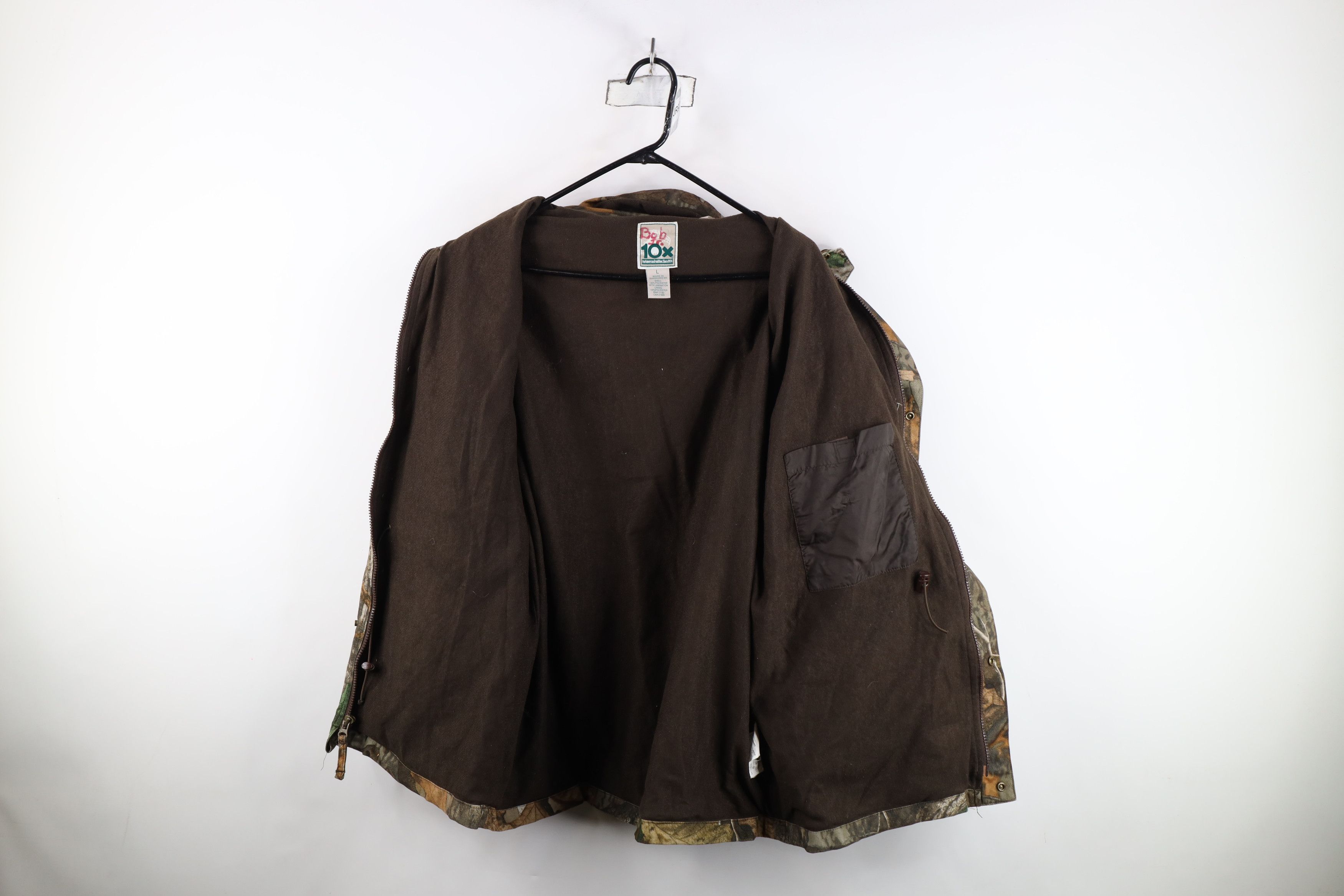 Vintage Vintage 90s Streetwear Timber Camouflage Hooded Jacket Size US L / EU 52-54 / 3 - 11 Thumbnail