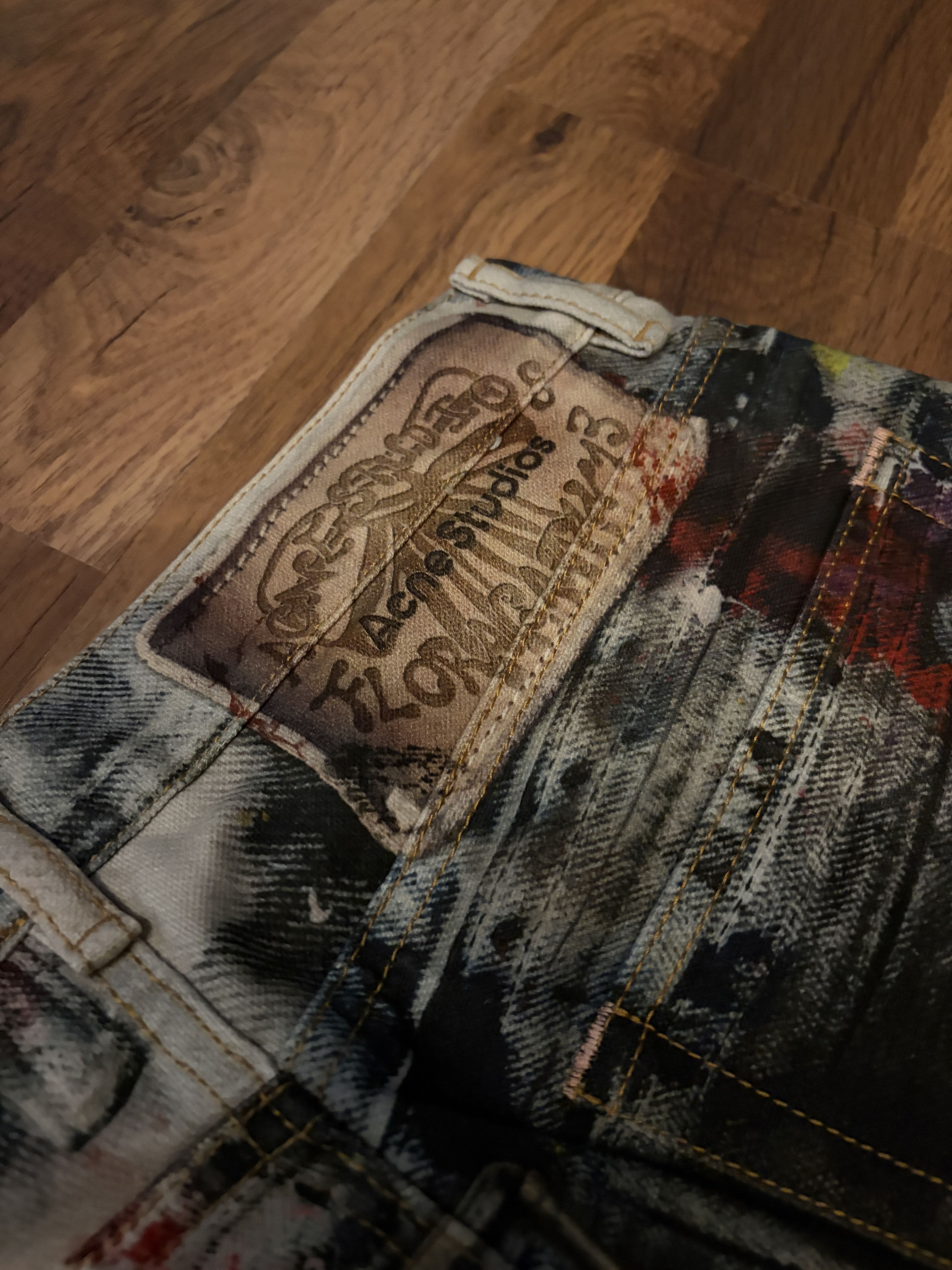 Acne Studios 1981 U Painter Jeans Size S