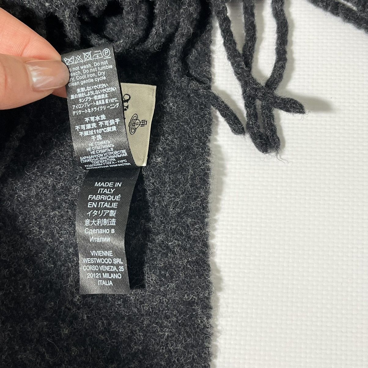 Vintage × Vivienne Westwood Vivienne Westwood Vintage Wool Scarf Size ONE SIZE - 5 Thumbnail