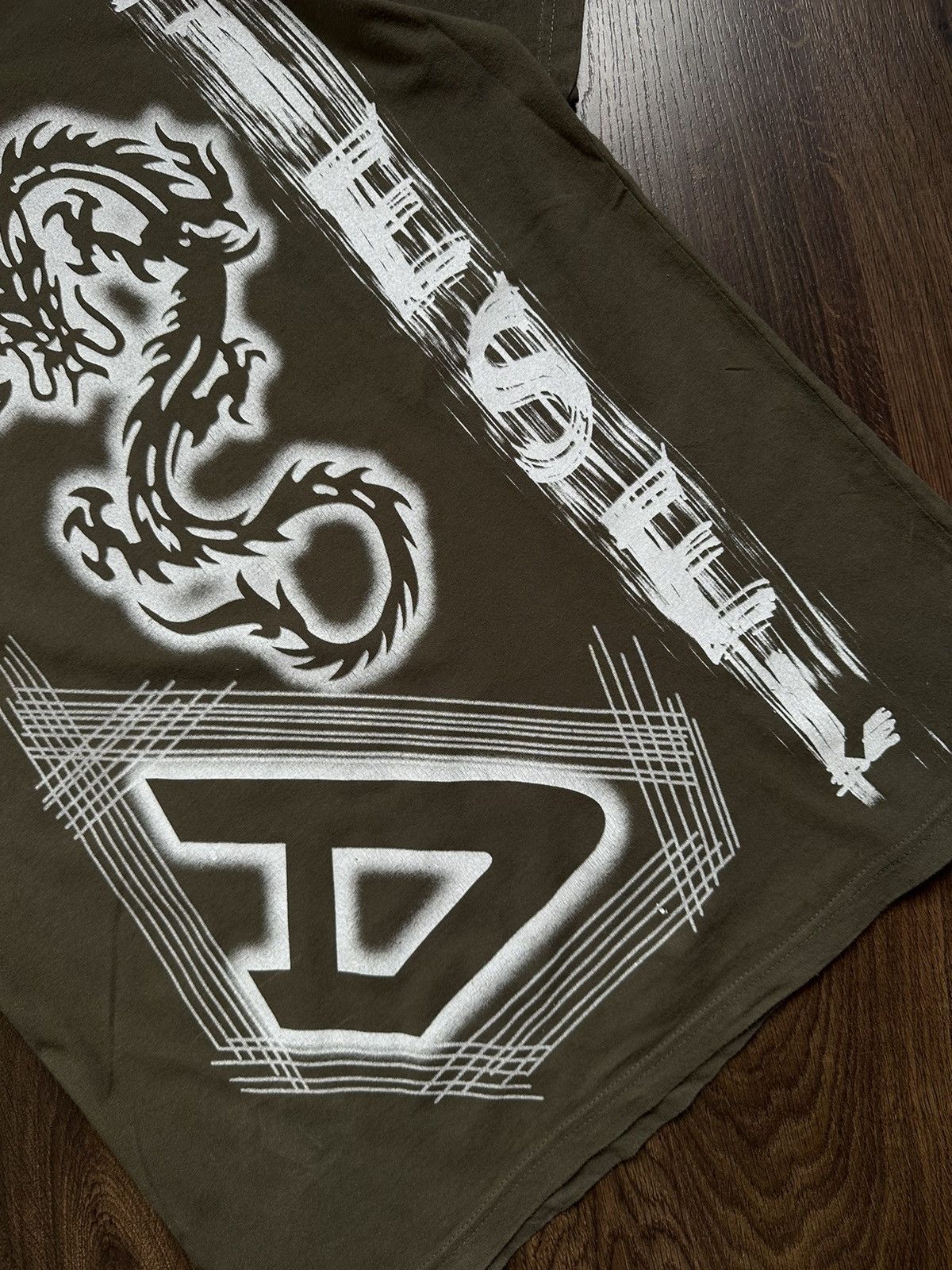 Affliction × Diesel × Vintage Vintage Retro Y2K Diesel Tee Tshirt Affliction Style XXL Size US XXL / EU 58 / 5 - 2 Thumbnail