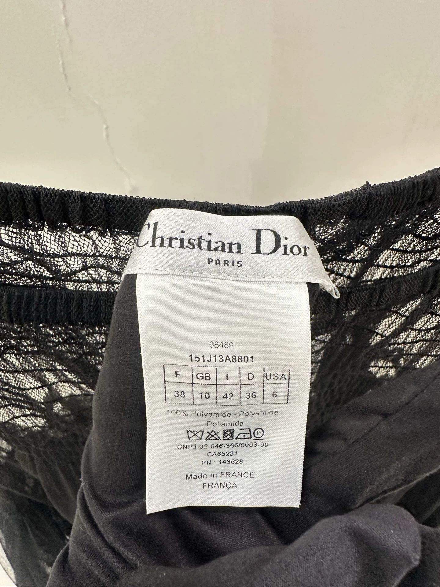Dior Dior 99 New Black Tulle Skirt 38 Size 27" / US 4 / IT 40 - 7 Thumbnail