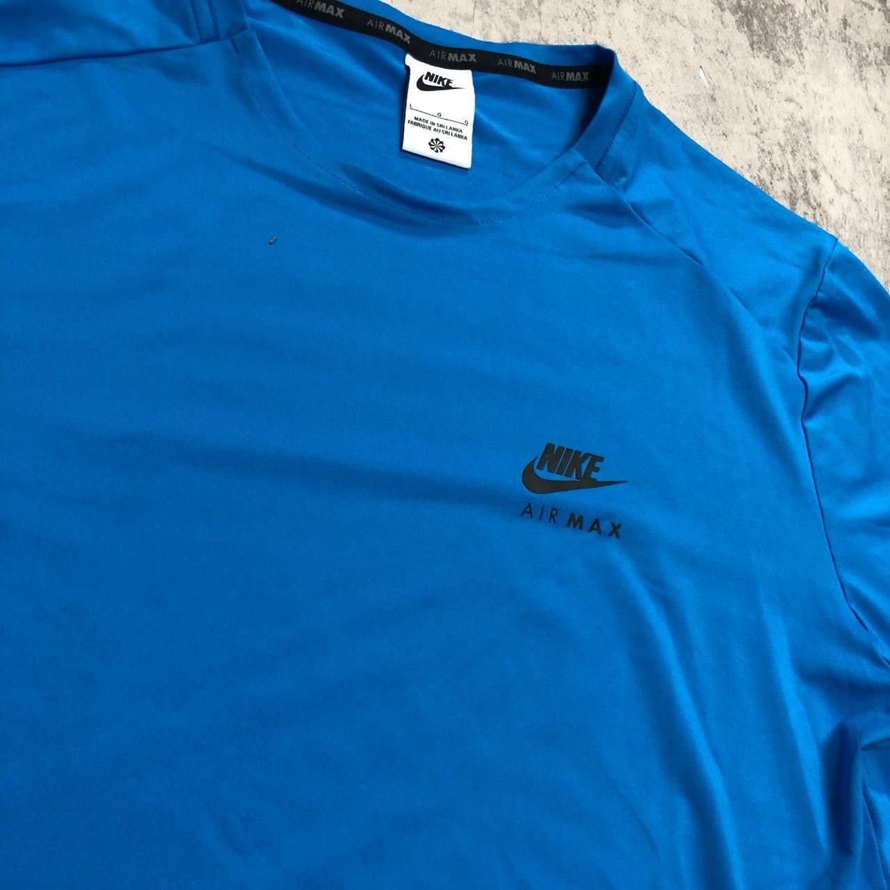 Nike Nike blue Dri-Fit t-shirt Sportswear rap hip hop Size US L / EU 52-54 / 3 - 3 Thumbnail