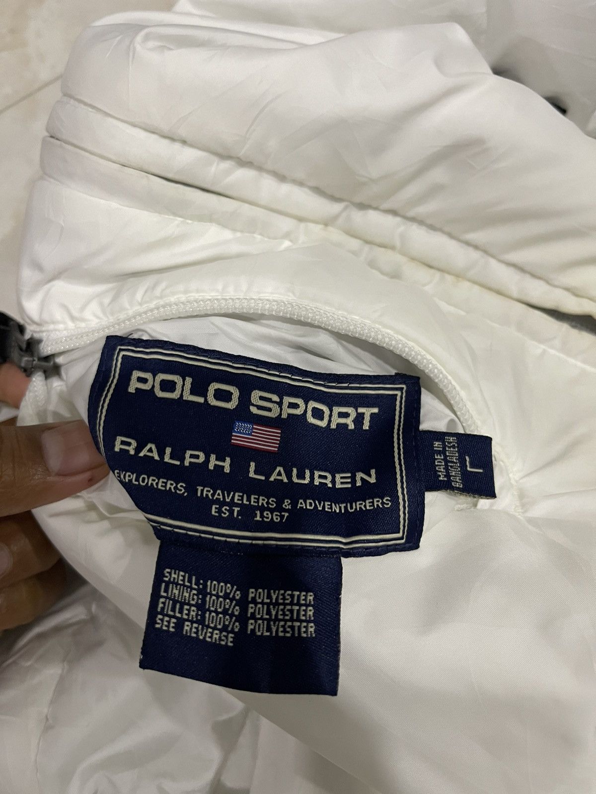 Polo Ralph Lauren Polo Sport Ralph Lauren Riversible Half Zipper Jacket Size US L / EU 52-54 / 3 - 9 Thumbnail