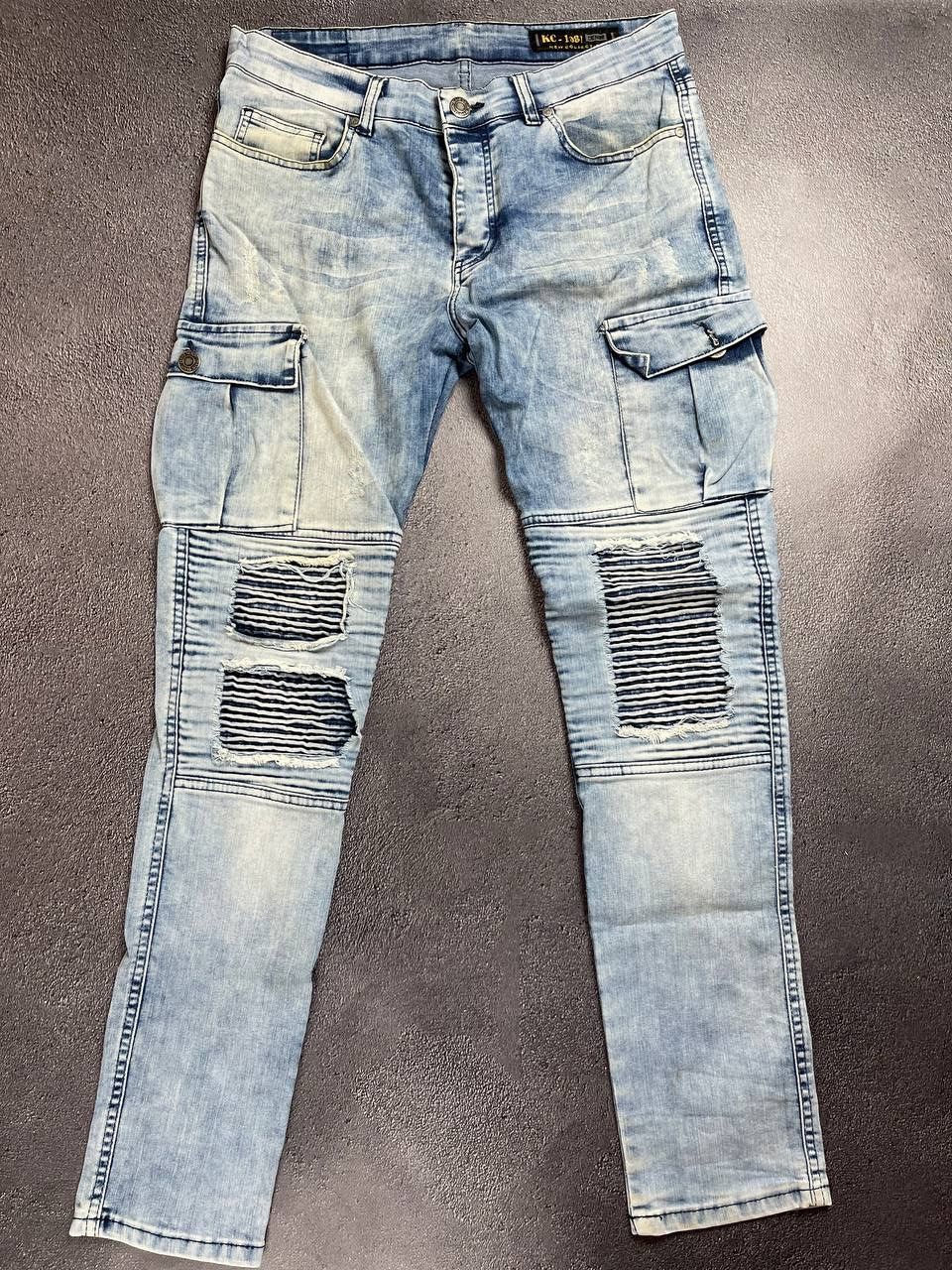 Other Vintage distressed skinny fit denim jeans size 32/32 Size US 32 / EU 48 - 1 Thumbnail