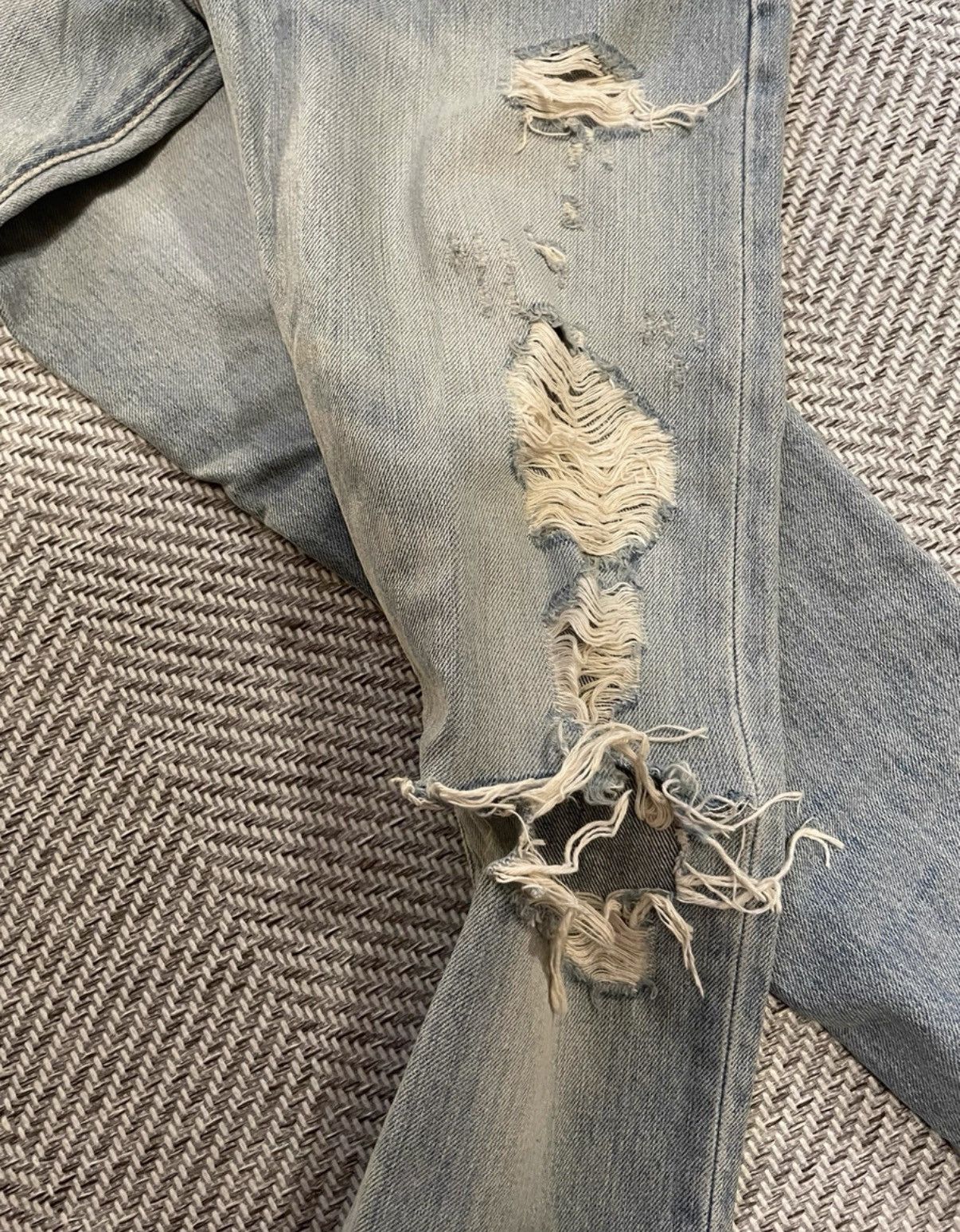 Denim & Supply Ralph Lauren Ralph Lauren Denim & Supply Distressed Ripped Jeans K24 Size US 34 / EU 50 - 8 Thumbnail
