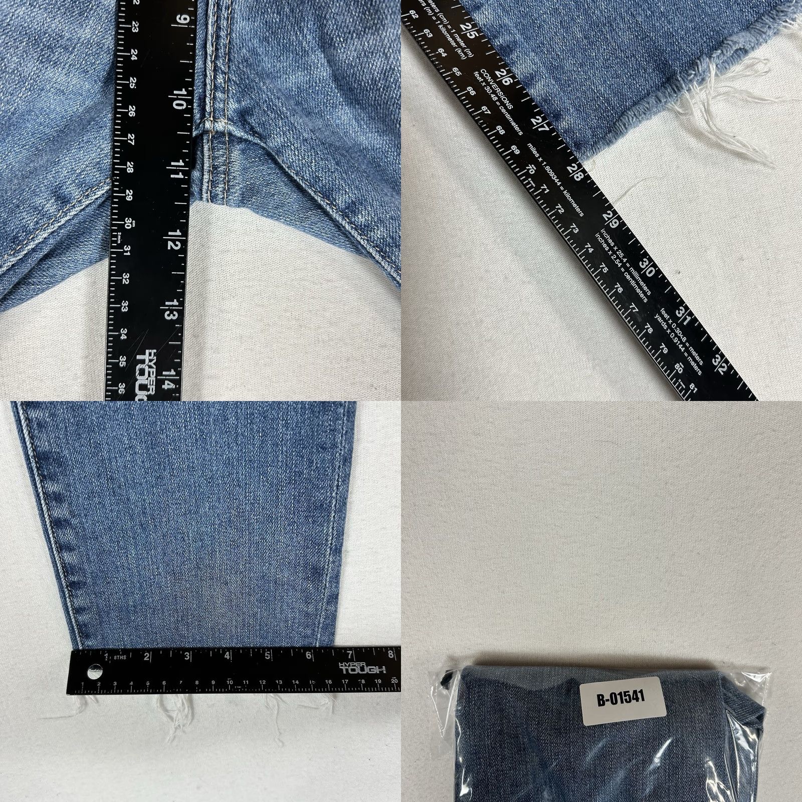 Vintage AG Adriano Goldschmied Jeans Straight Leg Womens 28R Light Wash Mid Rise USA Denim 5-Pocket Modern Classic Mens? Size 28" / US 6 / IT 42 - 9 Thumbnail
