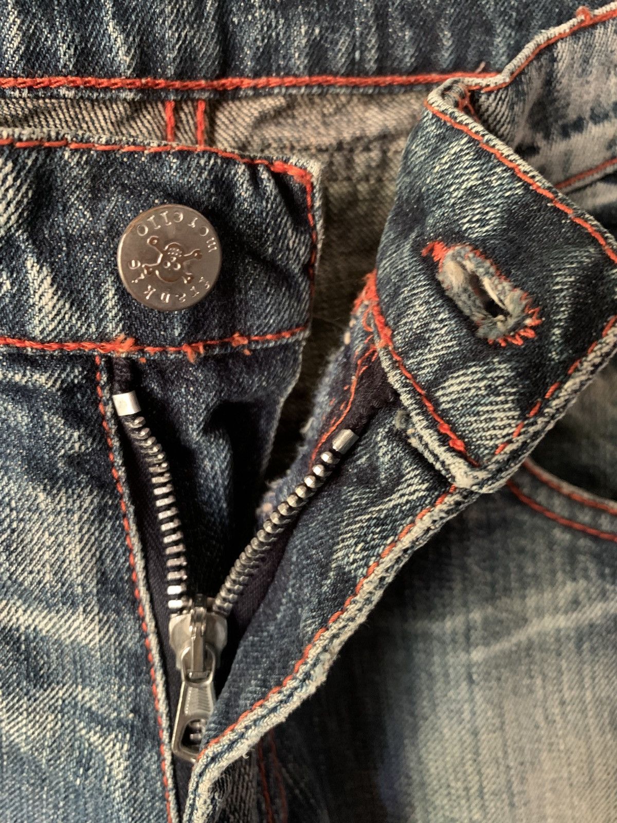Frankie Morello Y2K Frankie Morello straight cut denim jeans Size US 35 - 5 Thumbnail
