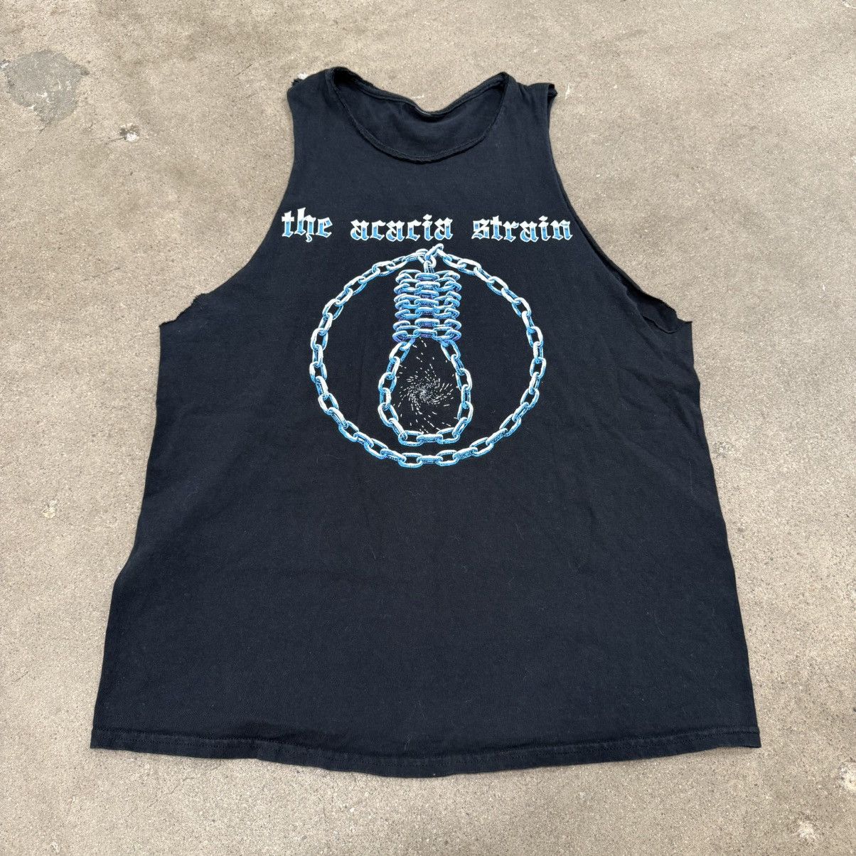 Band Tees THE ACACIA STRAIN “CHAIN” BAND GRUNGE TANK TOP Size US L / EU 52-54 / 3 - 1 Thumbnail
