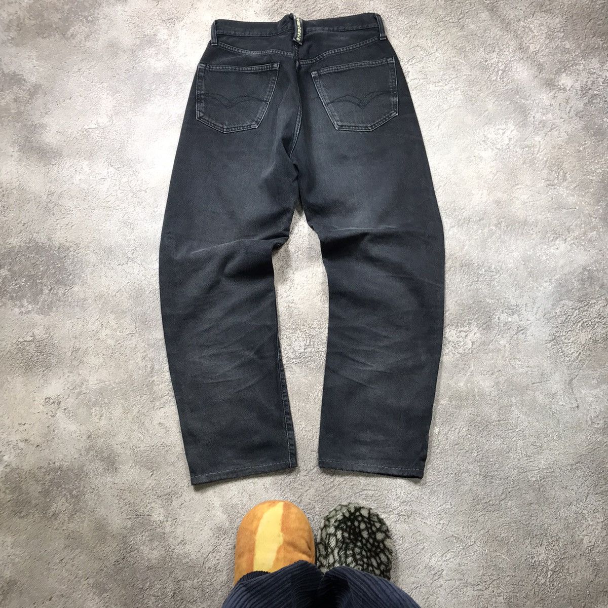 Vintage Vintage Y2K Baggy Distressed Japanese Jeans Grunge Logo 29 Size US 29 - 3 Thumbnail