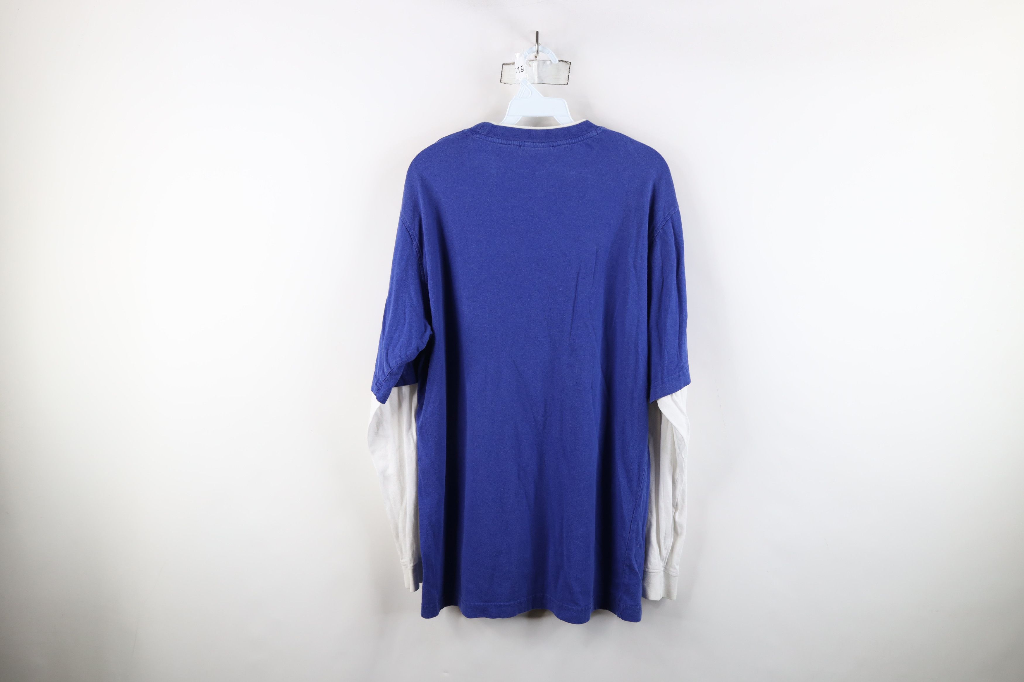 Reebok × Vintage Vintage Reebok Giants Football Layered Long Sleeve T-Shirt Size US M / EU 48-50 / 2 - 12 Thumbnail