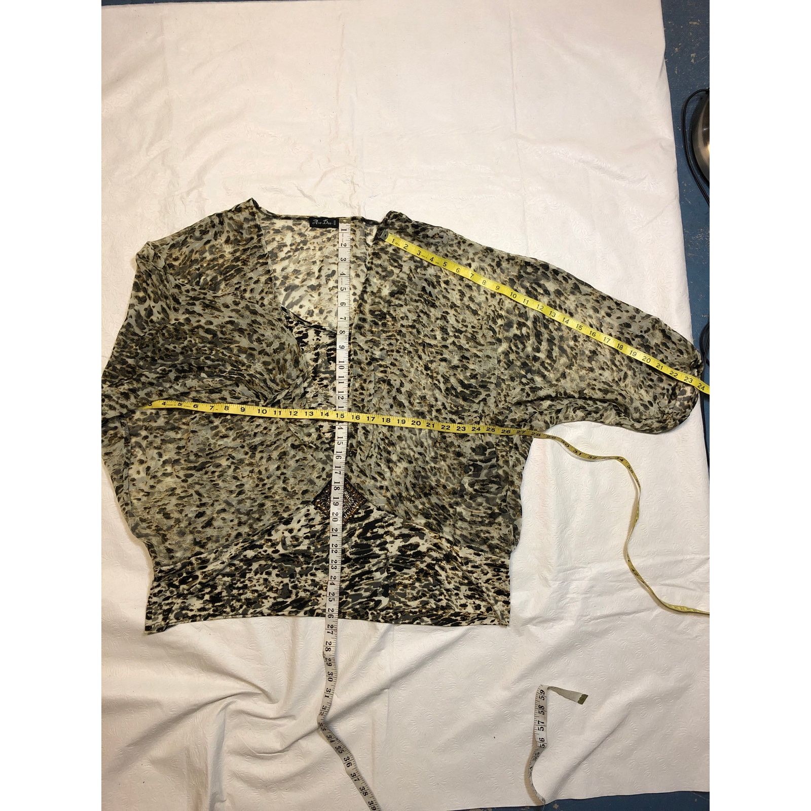 Other Women’s Ava Dee II Cheetah print blouse Size XXL / US 16-18 / IT 52-54 - 3 Thumbnail
