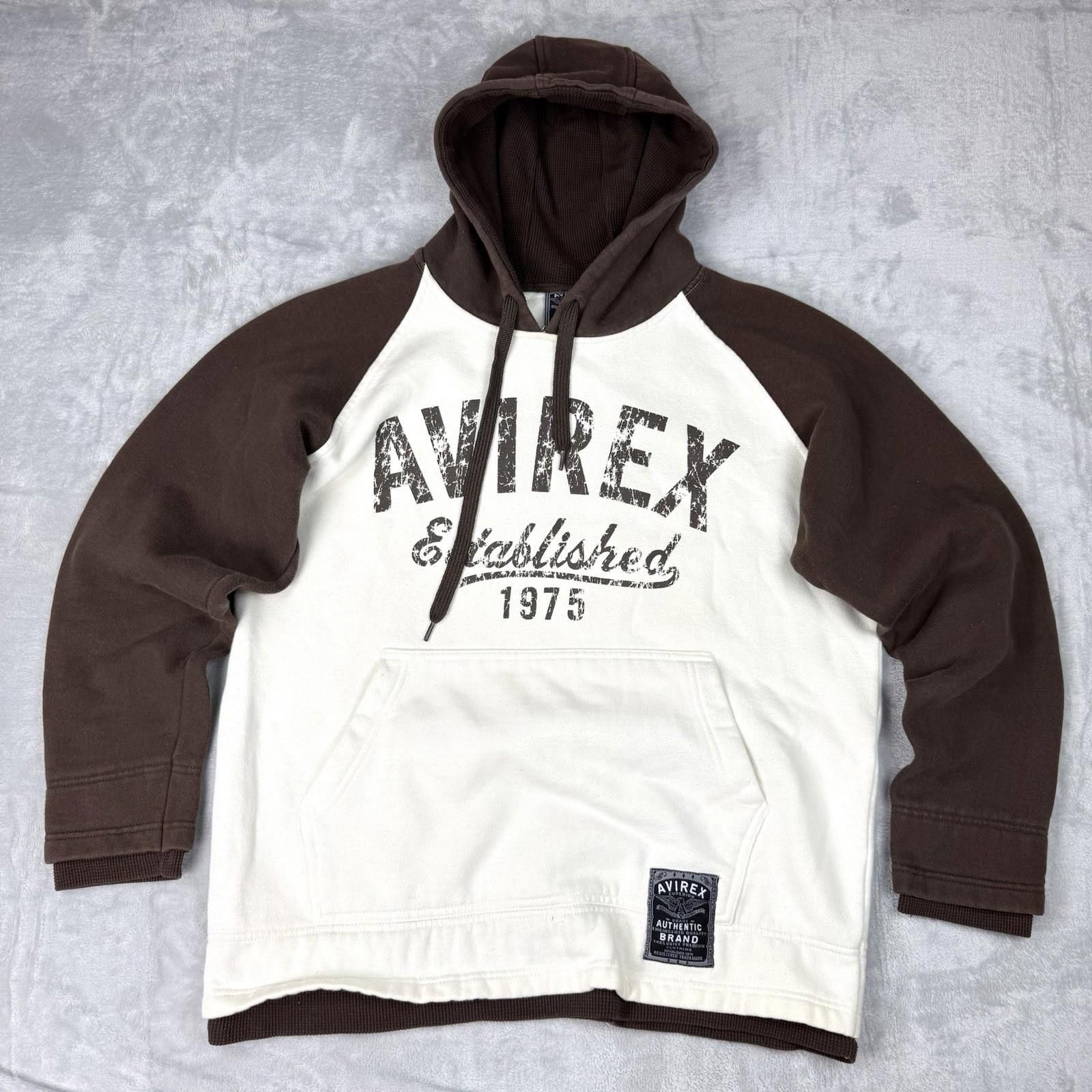 Avirex Vintage Avirex Established 1975 Hoodie Fleece L Skater Y2K Size US L / EU 52-54 / 3 - 1 Thumbnail
