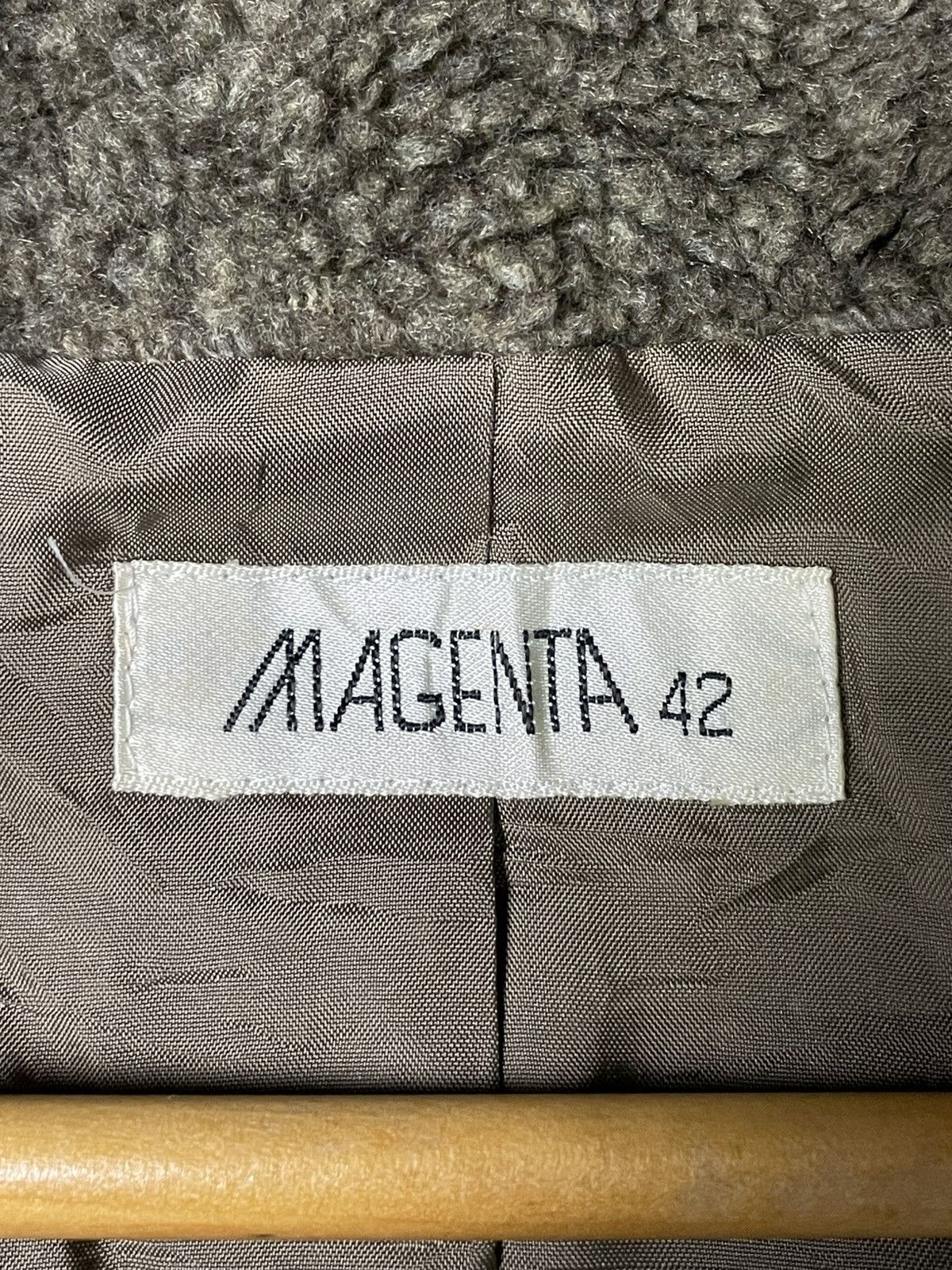 Japanese Brand × Magenta Skateboards × Vintage Vintage Magenta Wool Coat Jacket (31) Size US M / EU 48-50 / 2 - 8 Thumbnail