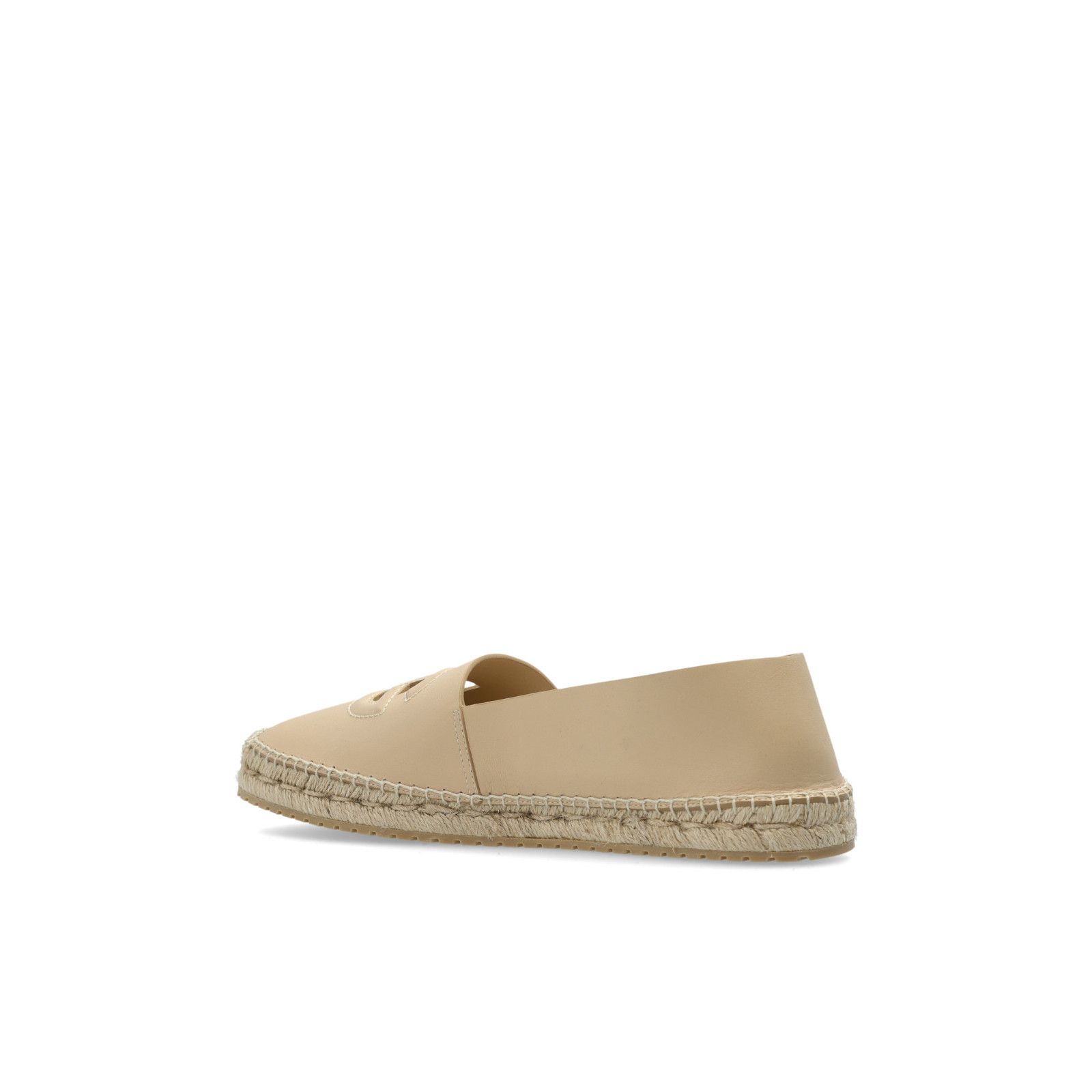 Dolce & Gabbana DOLCE&GABBANA Beige Leather Espadrilles New & Authentic (Men Size US 10 / EU 43 - 3 Thumbnail