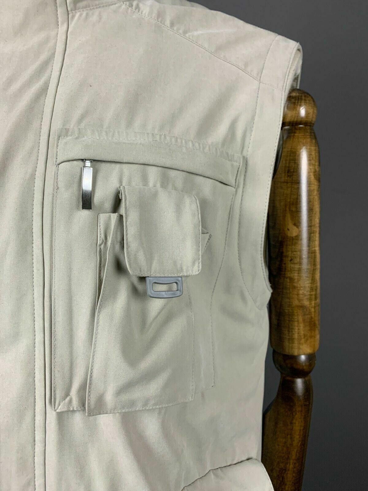 Carlo Colucci Carlo Colucci Beige Multi Pocket Vest Gillet Jacket Size S Size US S / EU 44-46 / 1 - 4 Thumbnail