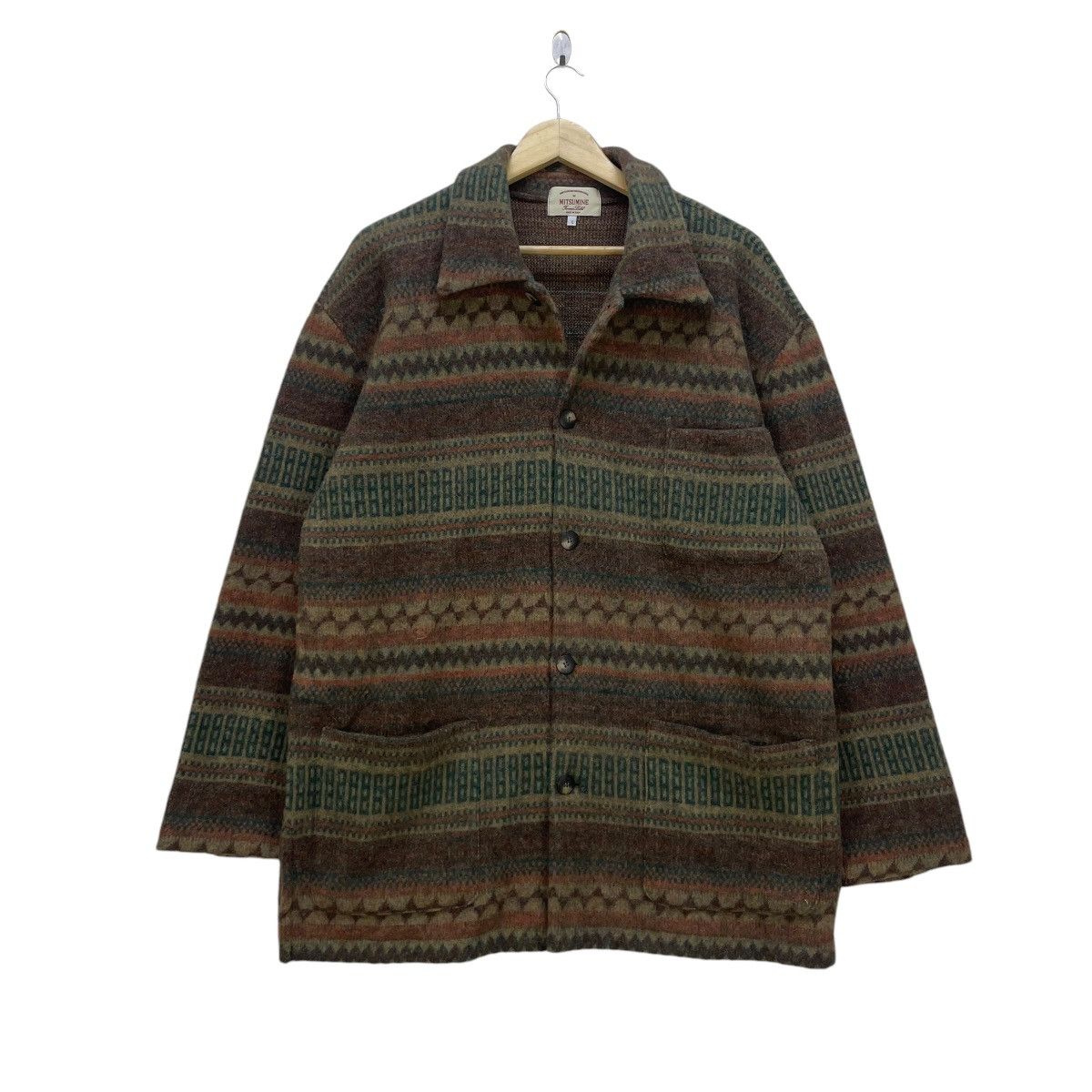 Japanese Brand × Vintage × Yohji Yamamoto 💥Mitsumine Native Shirt Jacket Made In Itlay Size US L / EU 52-54 / 3 - 1 Thumbnail