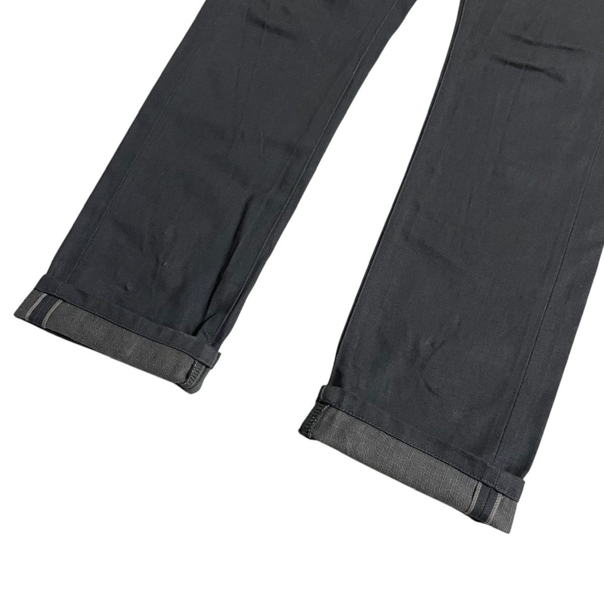 Japanese Brand ORIGINAL SELVEDGE UNIQLO SLIM STRAIGHT (32×40) Size US 30 / EU 46 - 4 Thumbnail