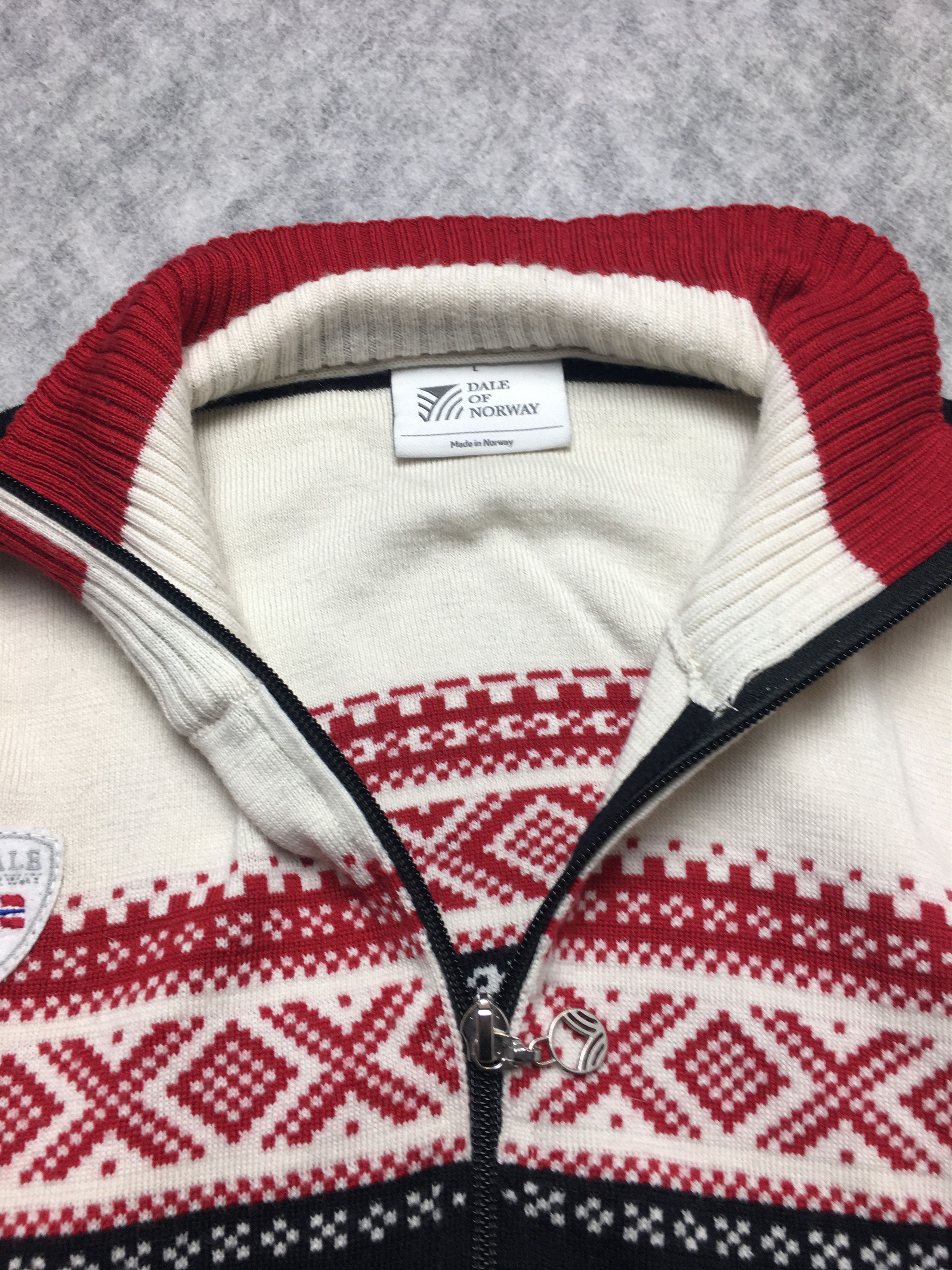 Dale Of Norway Dale of Norway Dystingen Merino Wool Zip Cardigan Jacket Size L / US 10 / IT 46 - 8 Thumbnail