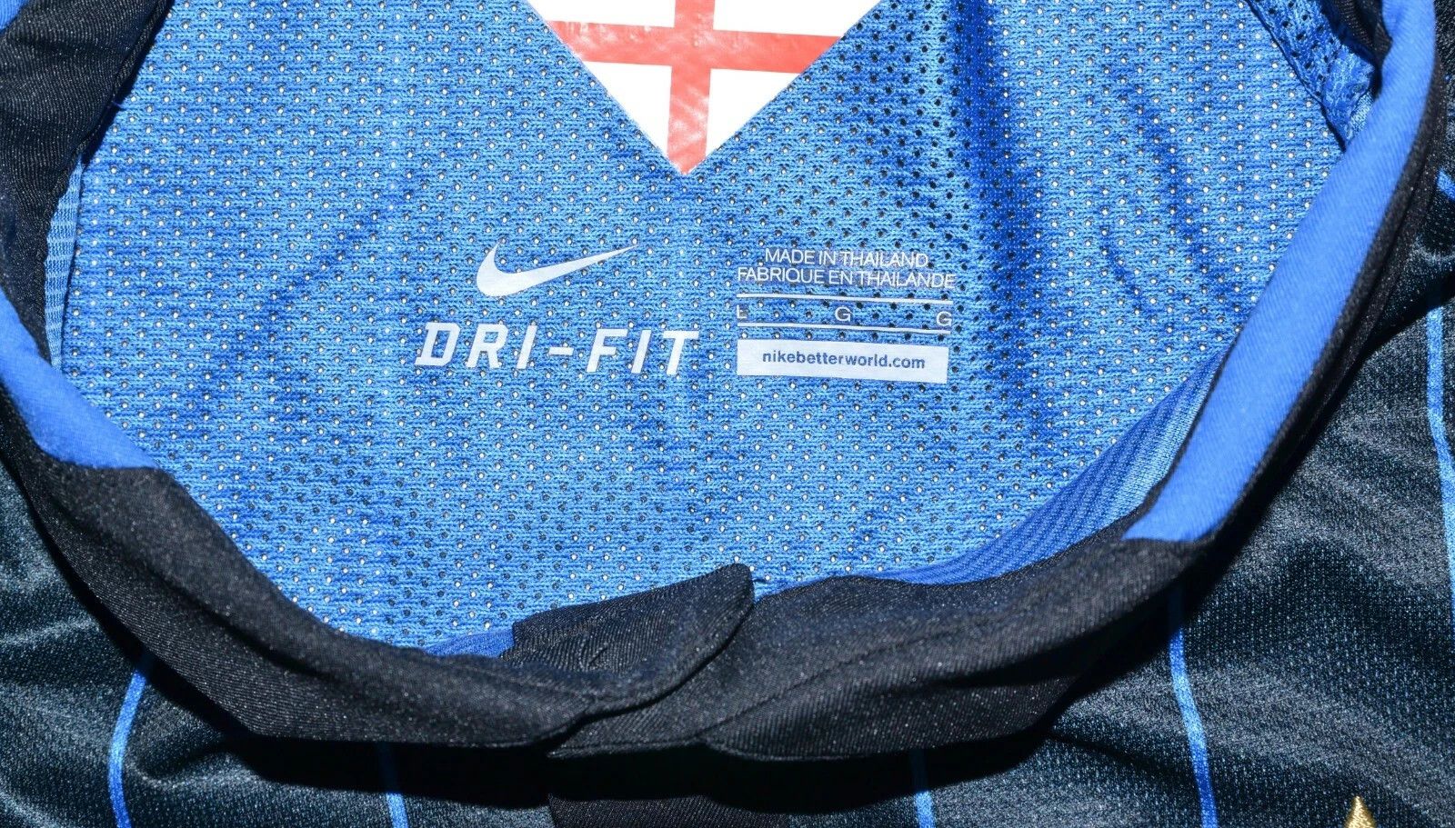 Nike INTER MILAN SIGNED 2014 HOME FOOTBALL SHIRT 8 PALACIO L Size US L / EU 52-54 / 3 - 4 Thumbnail