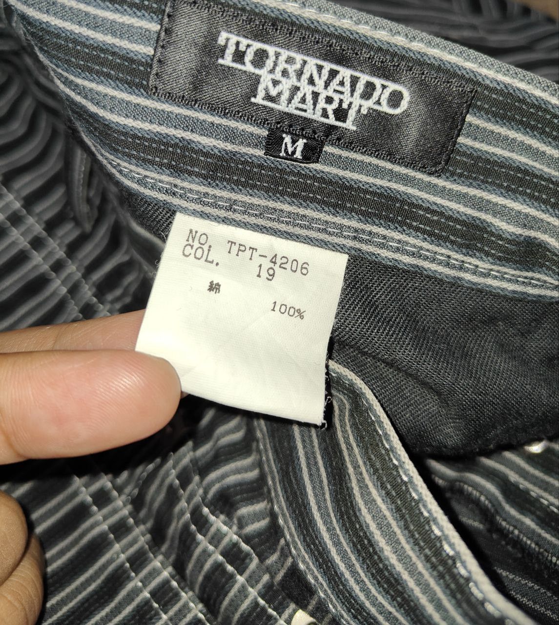 Tornado Mart Tornado Mart Stripe Flare Pant Size US 30 / EU 46 - 6 Thumbnail