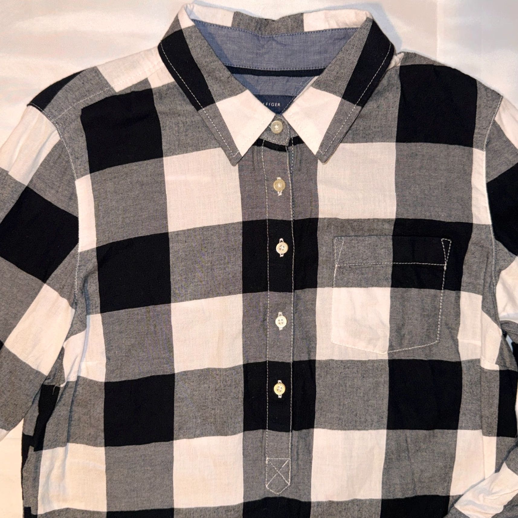 Tommy Hilfiger Tommy Hilfiger Shirt Plaid Flannel Button-Up - S - Women - Long Sleeve - Multicolor - Cotton Size S / US 4 / IT 40 - 3 Thumbnail