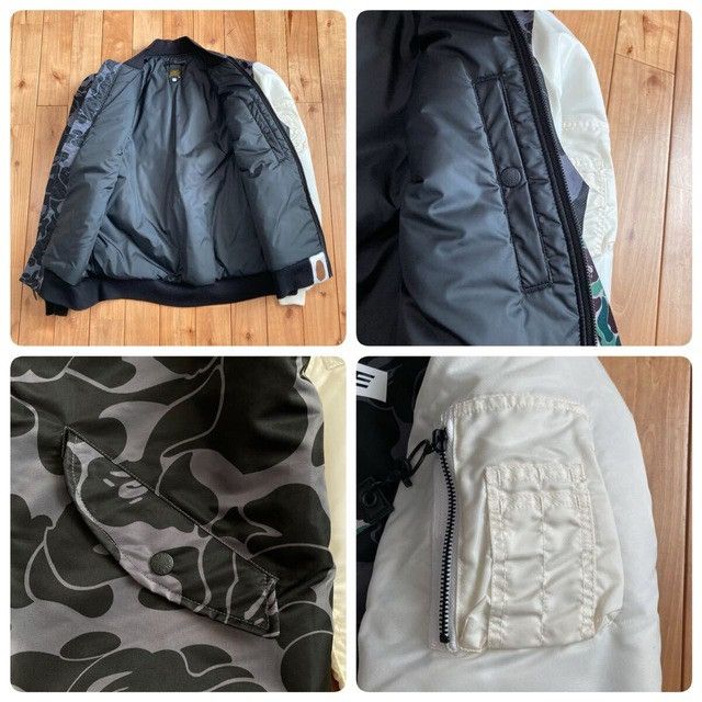 Bape BAPE STA MA-1 Bomber Jacket a bathing ape star BAPE CAMO Size US XL / EU 56 / 4 - 8 Thumbnail