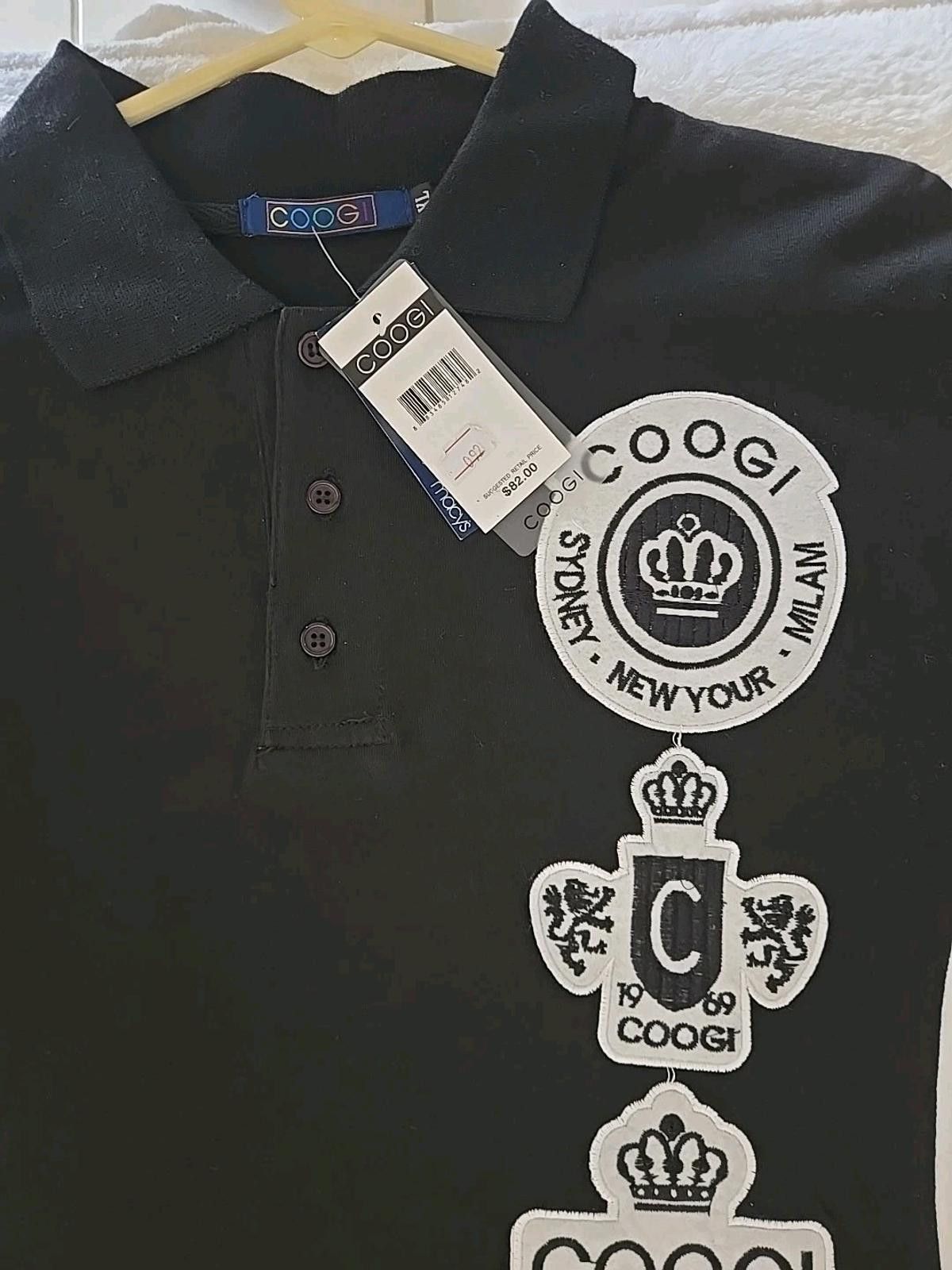 Coogi NWT Vintage Coogi Polo Shirt Mens Embroidered Black XL $82 Size US XL / EU 56 / 4 - 5 Thumbnail