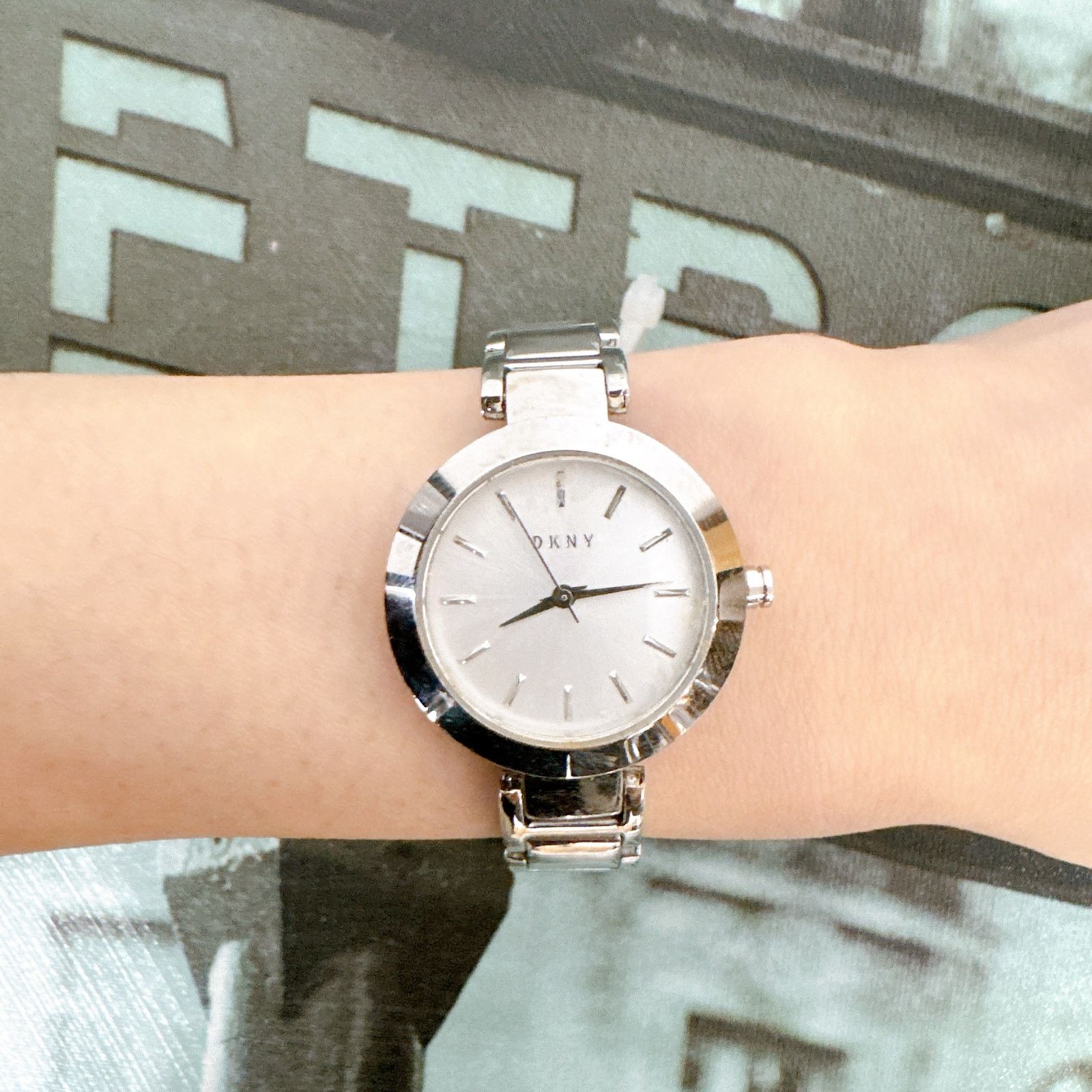 DKNY DKNY NY2398 Women's Stanhope Silver-Tone Stainless Steel Size ONE SIZE - 7 Thumbnail