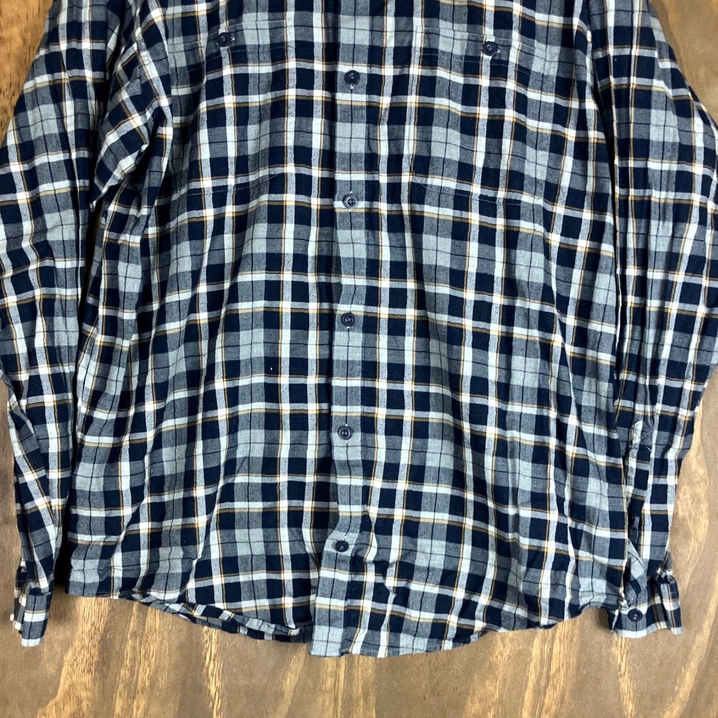 Patagonia Patagonia Shirt Plaid Multi Tartan Organic Cotton Button-Down XL Mens Blue Flannel Casual Workwear Size US XL / EU 56 / 4 - 3 Thumbnail