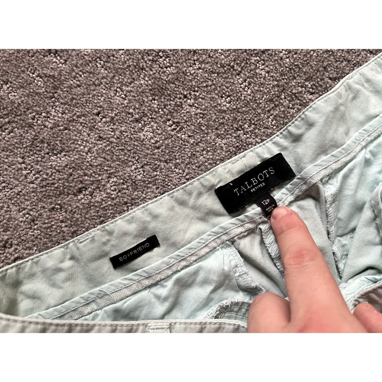 Talbots Talbots 12P Green Ankle Length Pants Women’s Petite Casual Straight 12P - Talbots Pants Womens 12 Petite Green Ankle Casual Straight Size 34" / US 12 / IT 48 - 3 Thumbnail