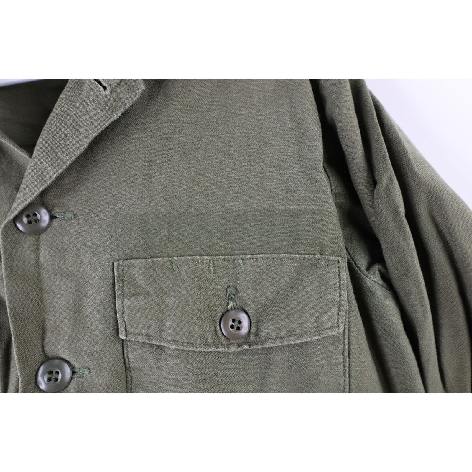 Vintage Vintage 70s Vietnam Era Cotton Sateen OG 107 Shirt Size US L / EU 52-54 / 3 - 8 Thumbnail