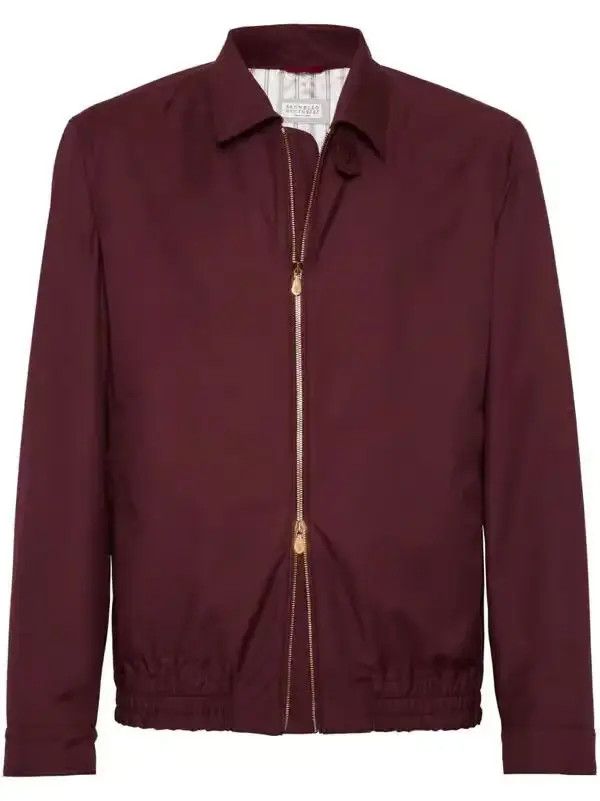 Brunello Cucinelli o1w1db10725 Jacket Water Resistant in Red Size US M / EU 48-50 / 2 - 1 Thumbnail