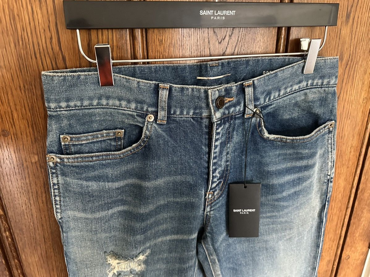 Saint Laurent Paris FW19 Saint Laurent distressed ripped jeans BNWT 30 D02 Size US 30 / EU 46 - 13 Thumbnail