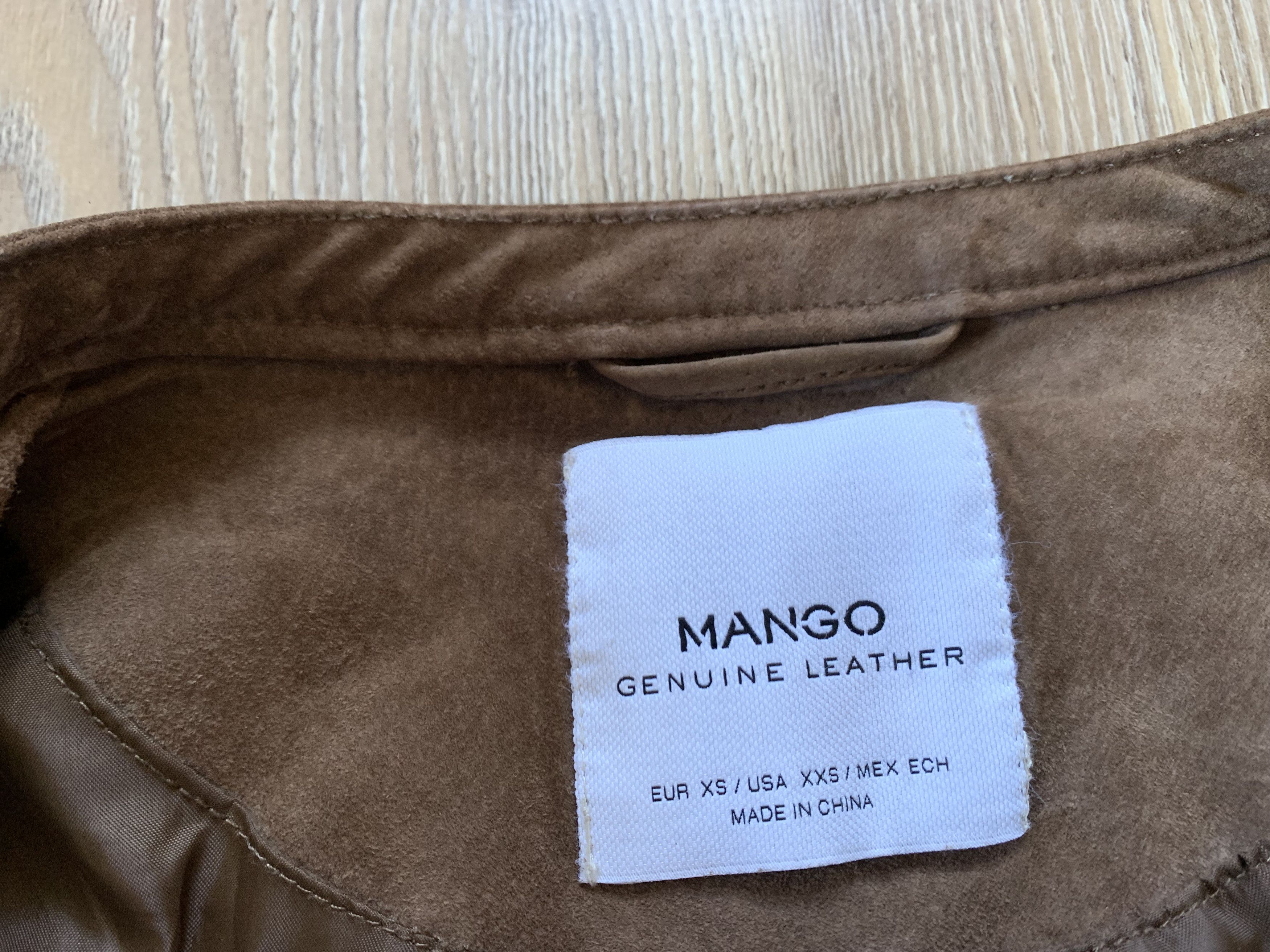 Mango Mango Suede Leather Jacket Size S / US 4 / IT 40 - 6 Thumbnail