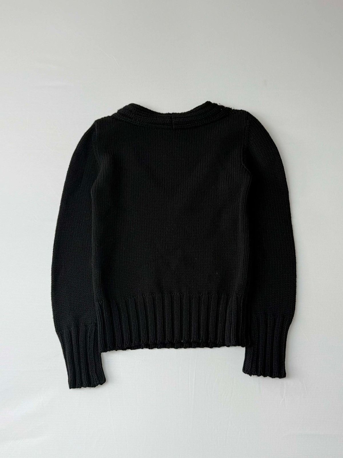 Gucci F/W 1997 Gucci by Tom Ford Wool V-Neck Ribbed Sweater Size US S / EU 44-46 / 1 - 2 Thumbnail
