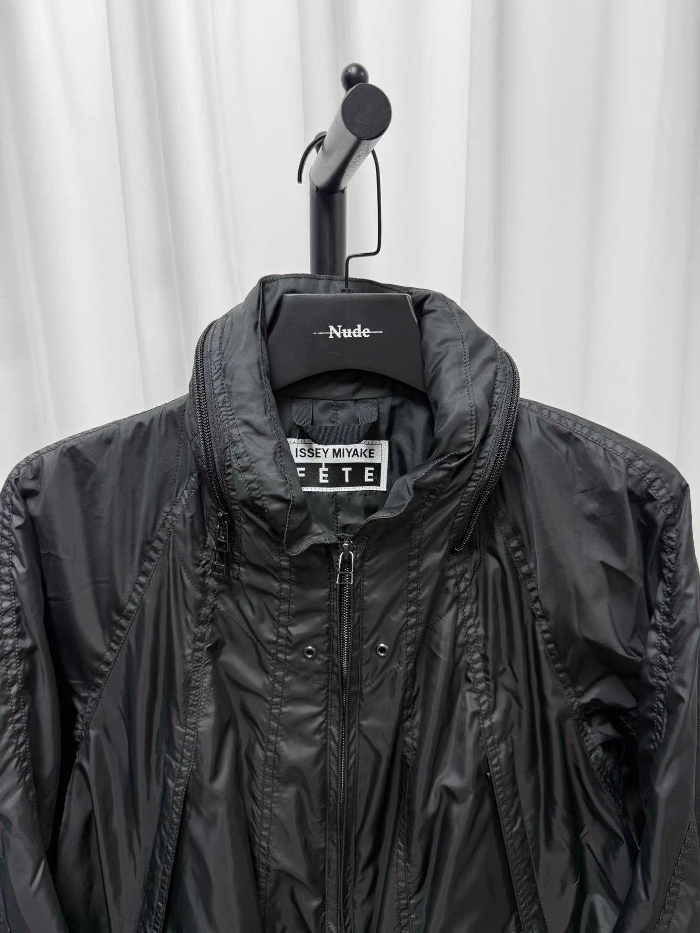 Issey Miyake Issey Miyake FETE Pleated Zip Trench Coat K20 Size US L / EU 52-54 / 3 - 4 Thumbnail