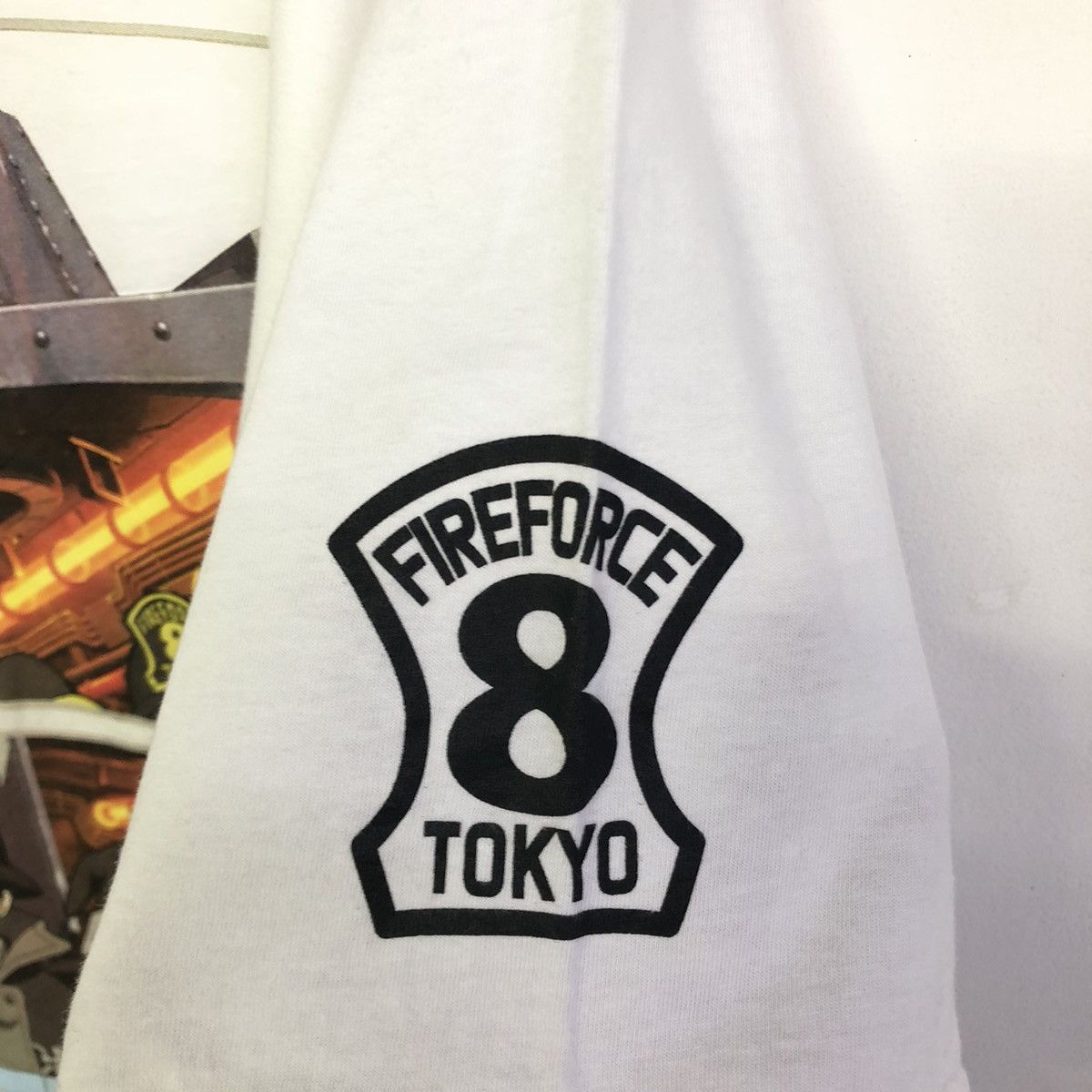 Anime Fire force Tokyo 8 Squad anime Photo Tee Shirt Size US XXL / EU 58 / 5 - 6 Thumbnail