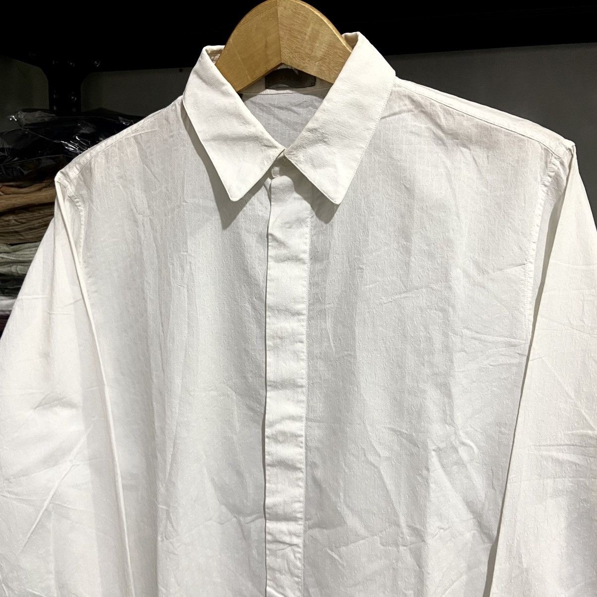 Dior Dior Homme Monogram Button Ups White Shirt Size US S / EU 44-46 / 1 - 1 Thumbnail